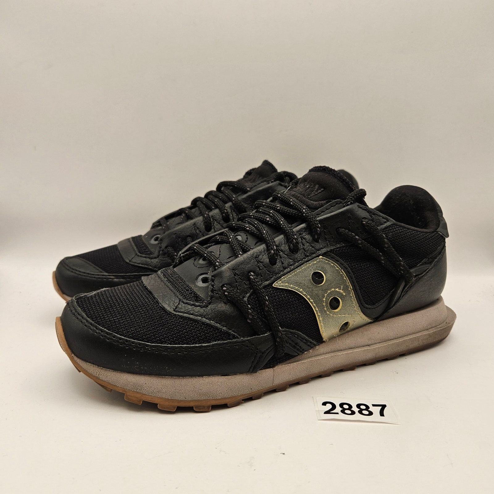 Saucony SAUCONY MEN'S 5.5 JAZZ HYBRID ABSTRACT COLLECTION BLACK USED Size US 5.5 / EU 38 - 1 Thumbnail