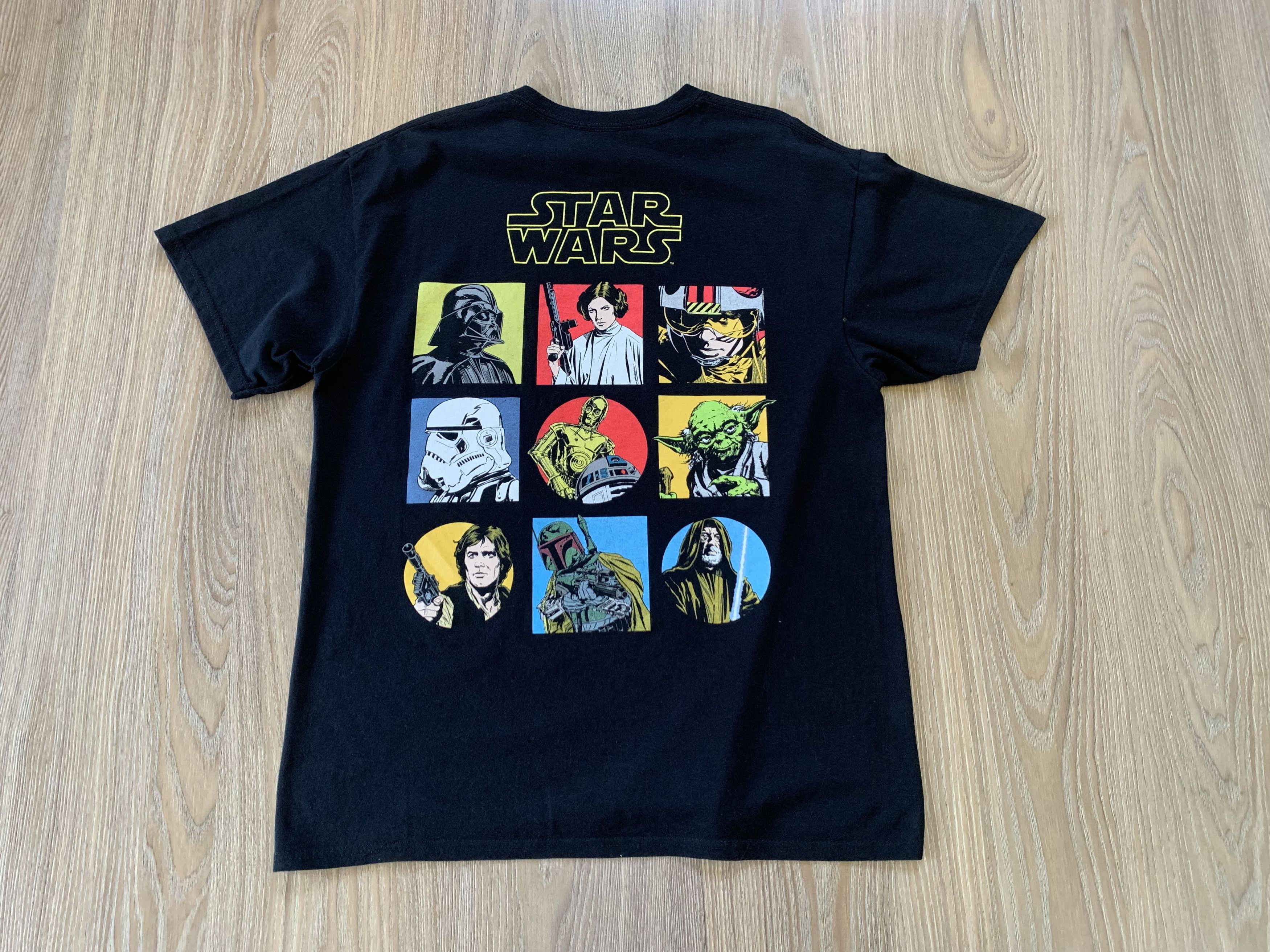 Star Wars Star Wars Black Cotton Printed T-Shirt Size US S / EU 44-46 / 1 - 1 Thumbnail