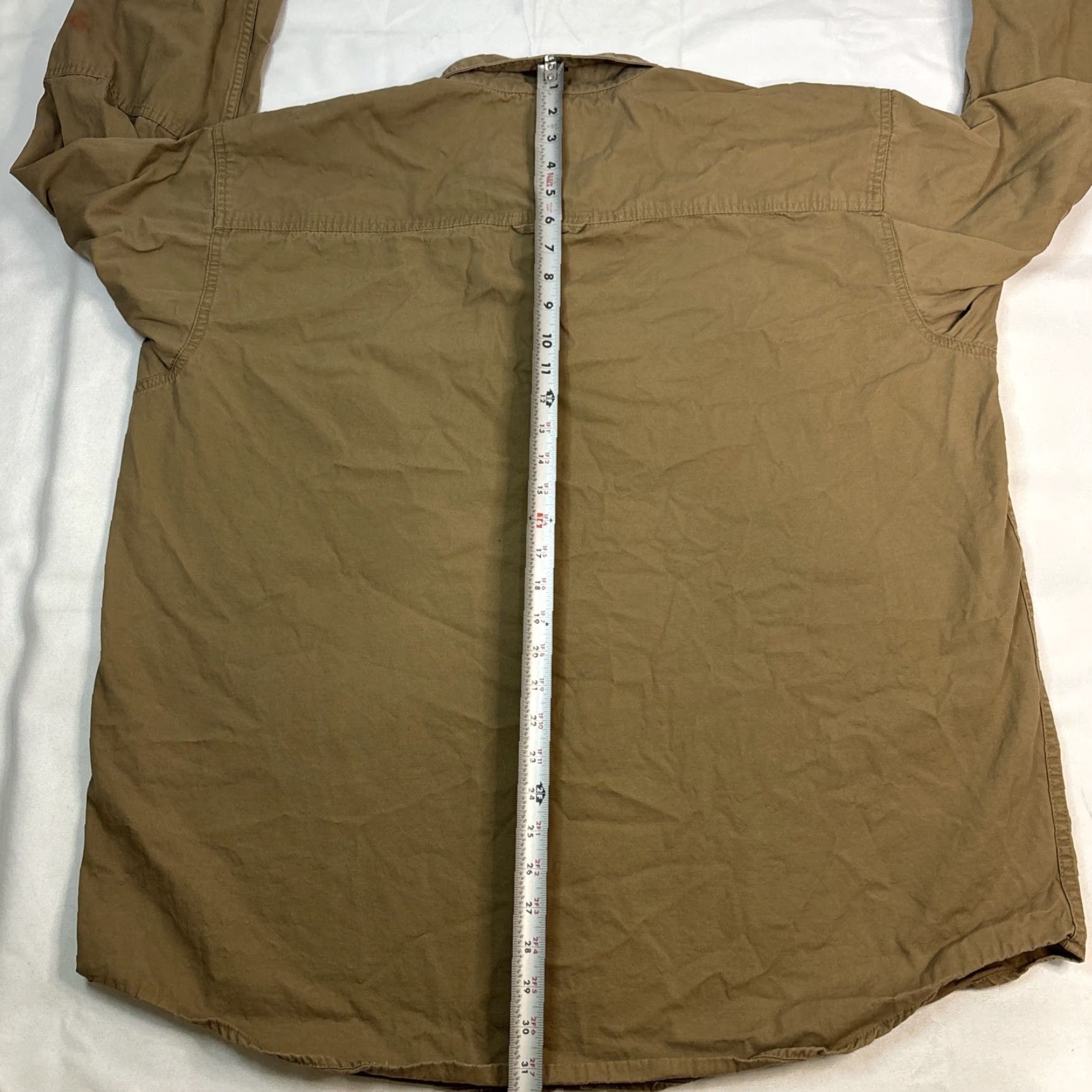 Vintage Guide Series Button-Up Men XL Beige Long Sleeve Padded Hunting Outdoor Shirt Mens XL Beige Padded Outdoor Hunting Button-Up Guide Series Size US XL / EU 56 / 4 - 5 Thumbnail