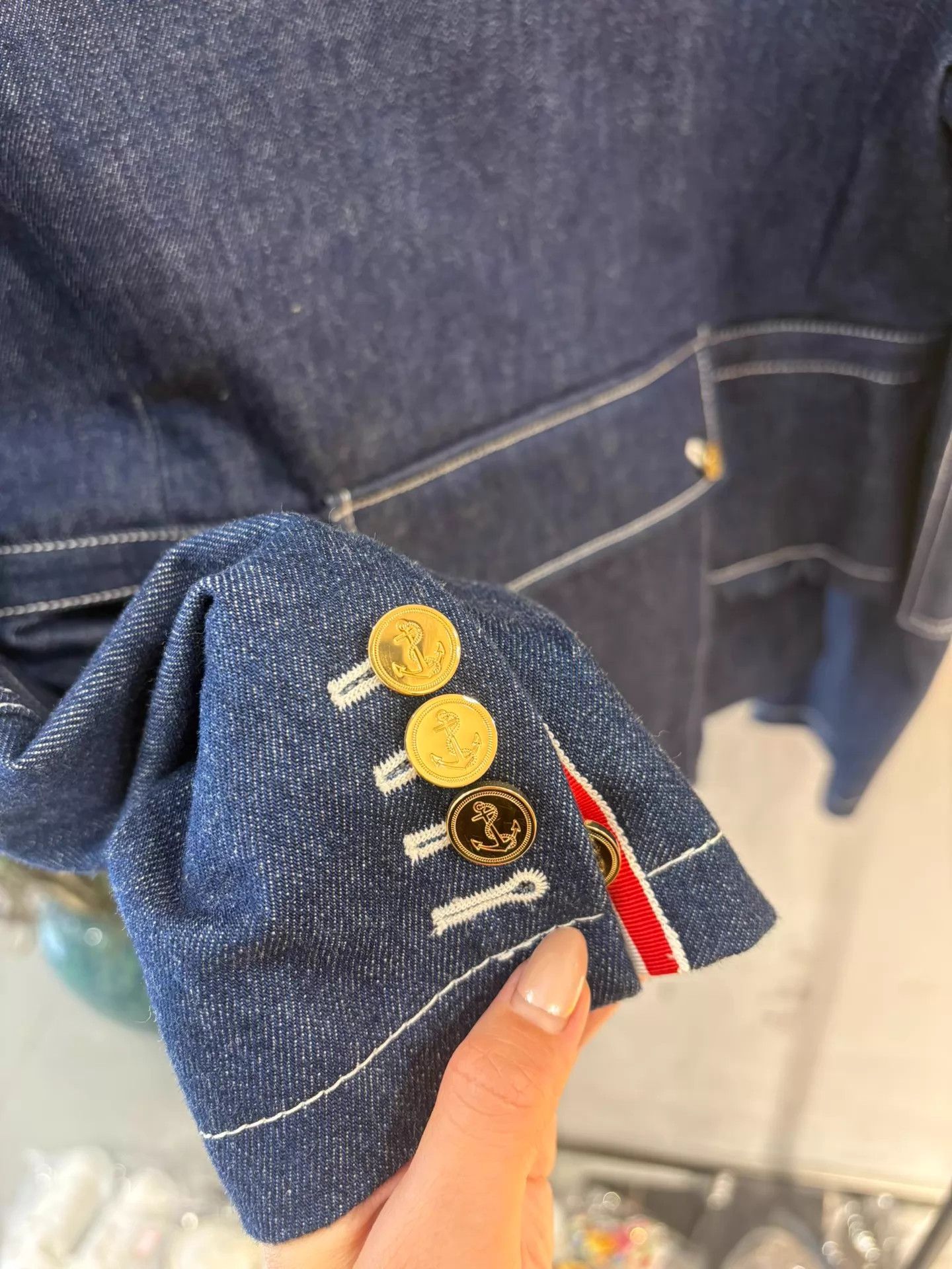 Thom Browne THOM BROWNE Decon 4-Pocket Denim Jacket Archive 40 Size S / US 4 / IT 40 - 6 Thumbnail