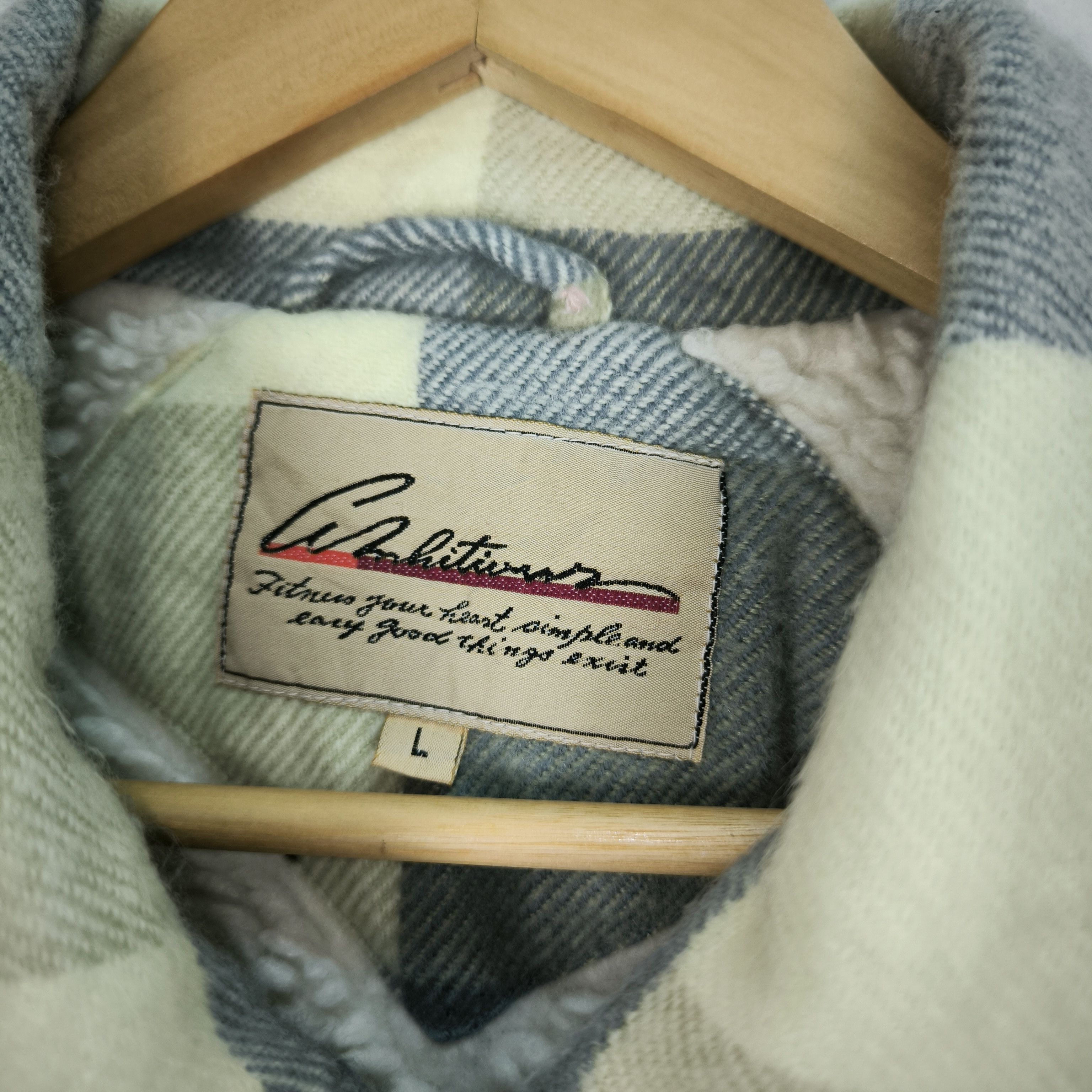 Flannel Rare Japanese Brand Sherpa Flannel Jacket Size US L / EU 52-54 / 3 - 8 Thumbnail