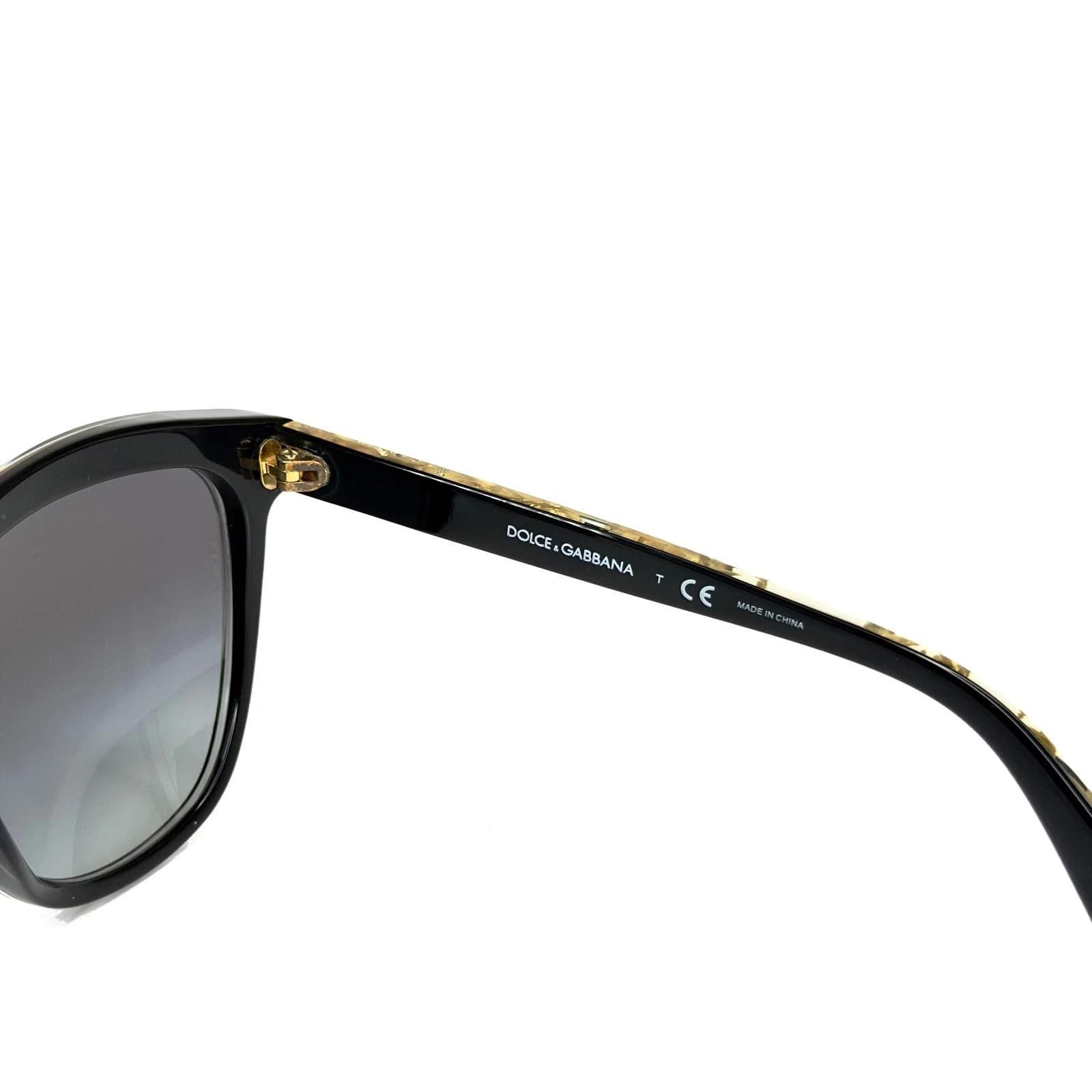 Dolce & Gabbana Dolce & Gabbana DG4251 Gold Leaves 4251 Crystal Sunglasses Size ONE SIZE - 4 Thumbnail