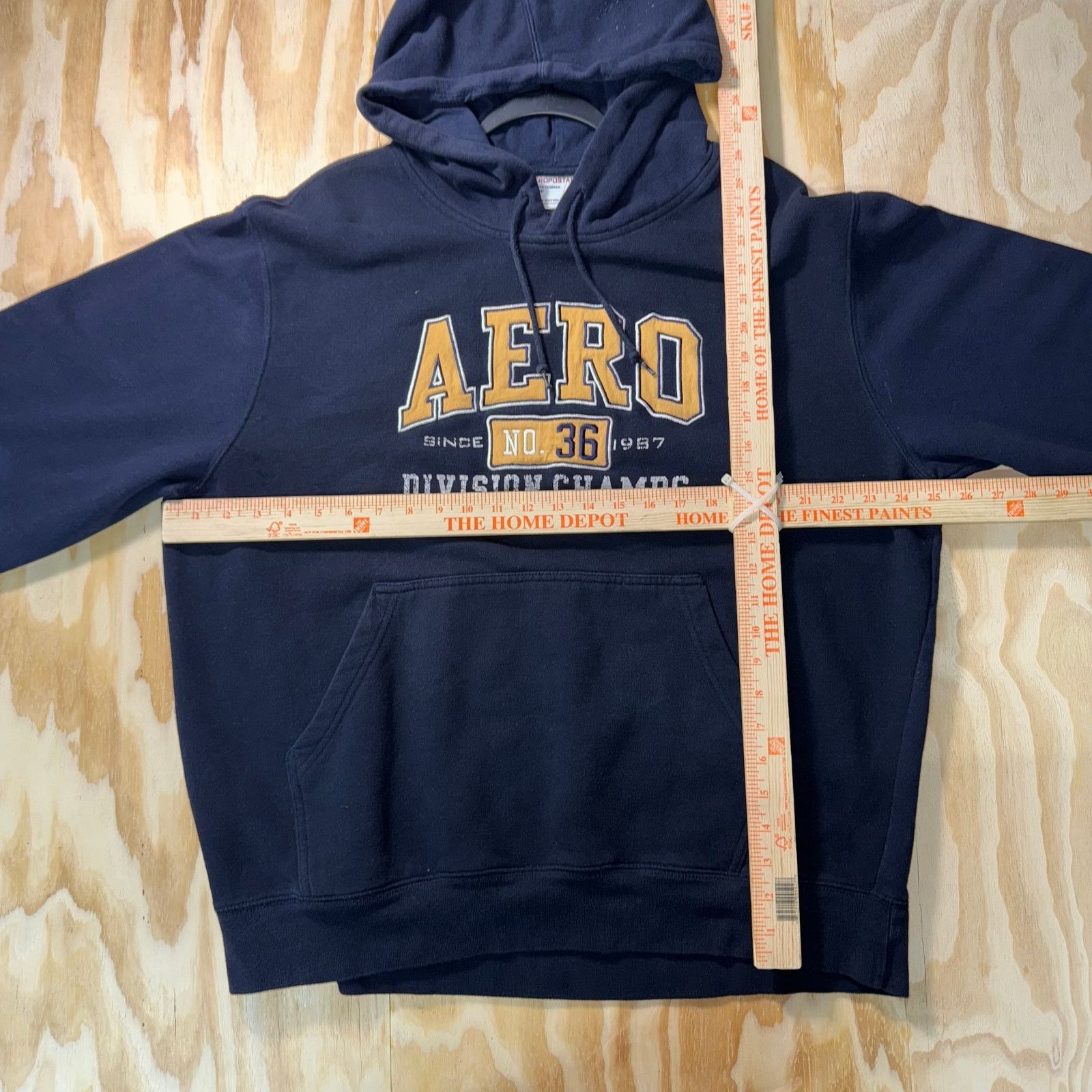 Aeropostale Vintage Y2K aeropostle collegiate arc 00s heavyweight hoodie Size US XL / EU 56 / 4 - 4 Thumbnail