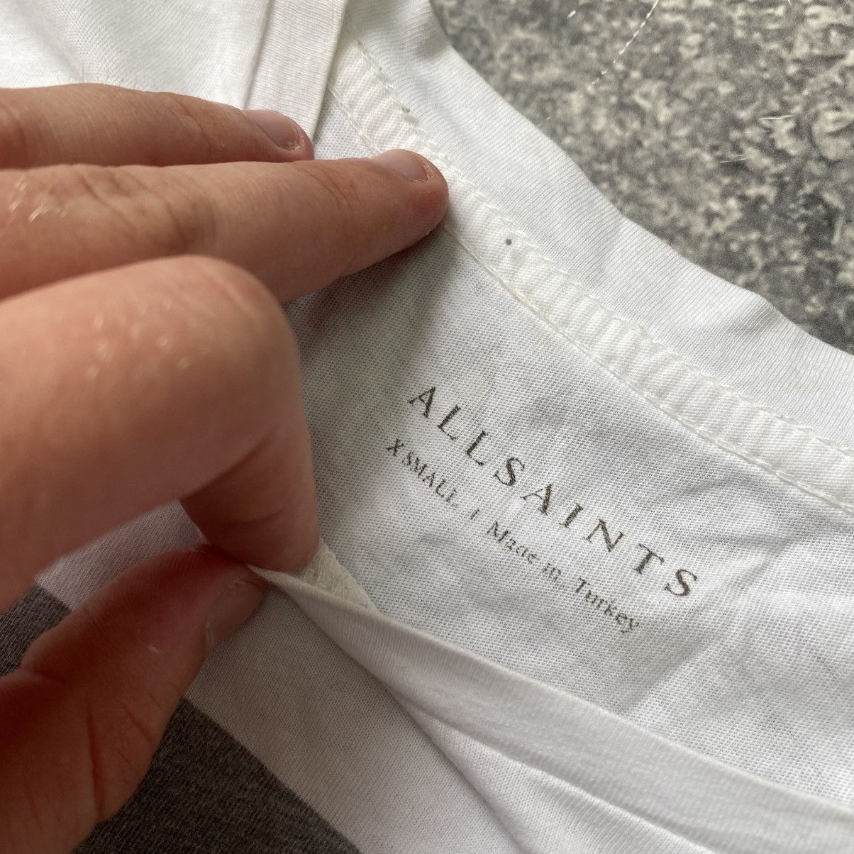 Allsaints Designer Allsaints Big logo y2k streetwear tee Size US XS / EU 42 / 0 - 6 Thumbnail