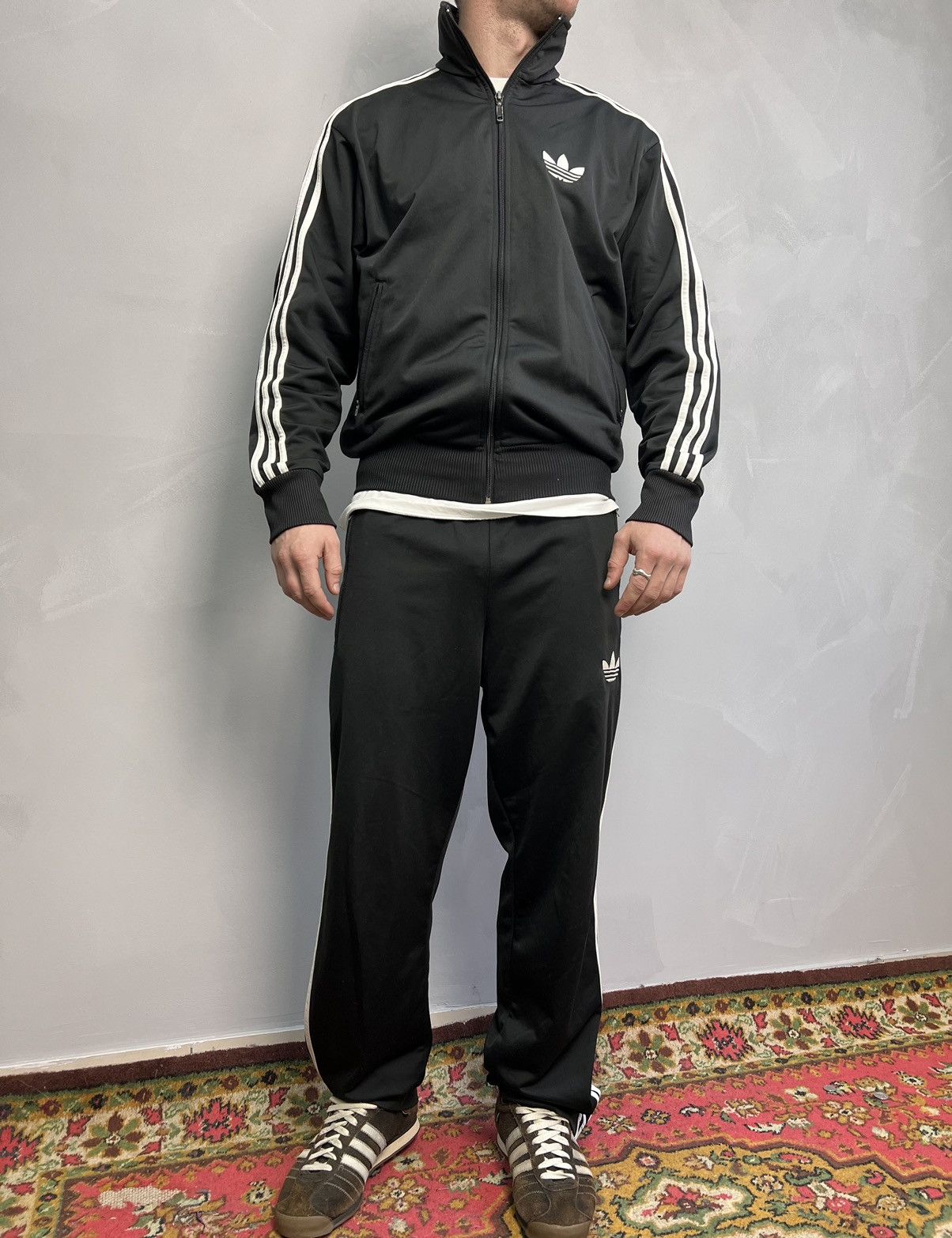 Adidas × Vintage Vintage Adidas Y2K Trefoil Logo Track Jacket Size US S / EU 44-46 / 1 - 2 Thumbnail