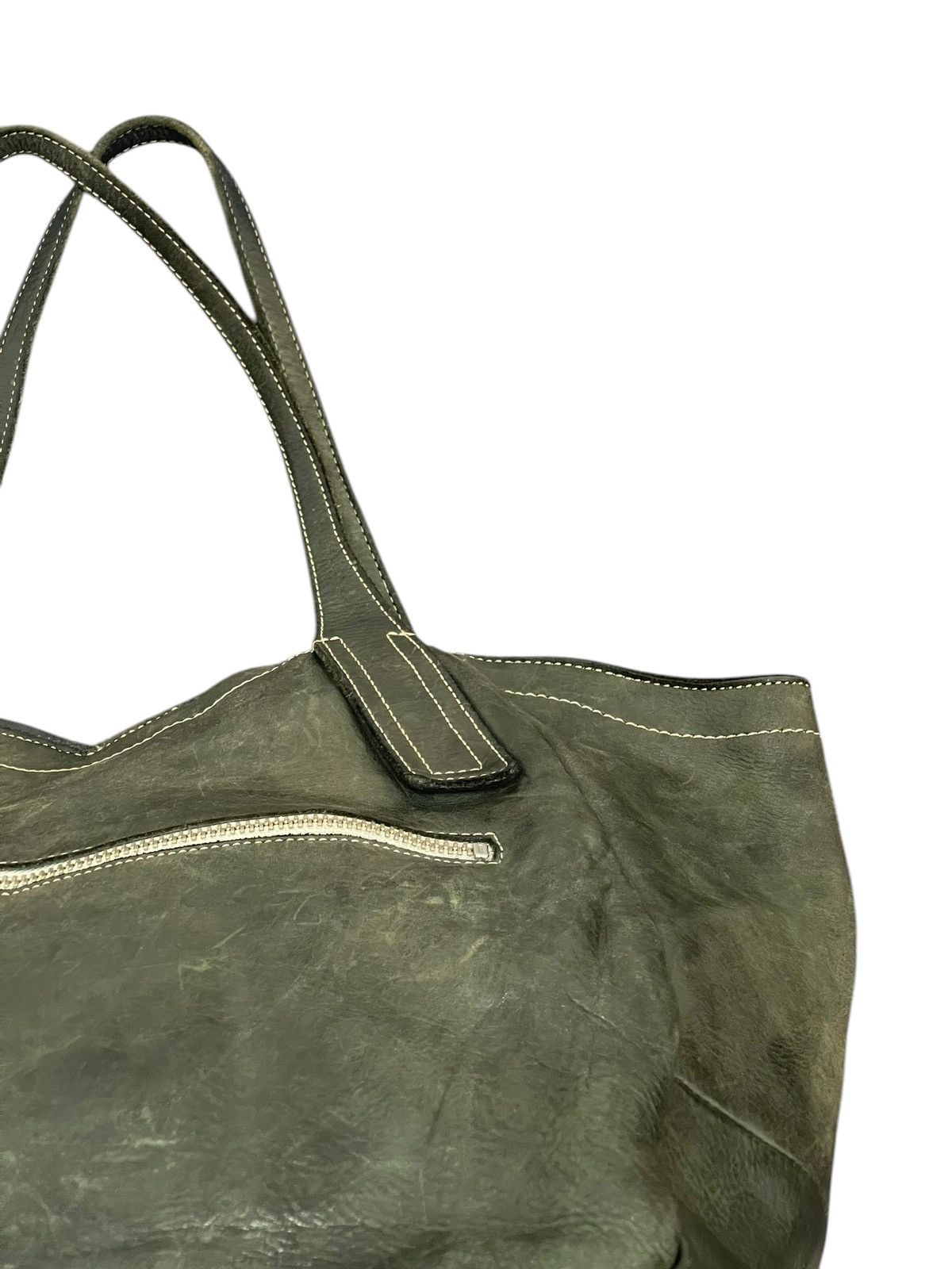 Genuine Leather Full Leather Patina Lily Japan Tote Shoulder Bag 1🟩8 Size ONE SIZE - 10 Thumbnail