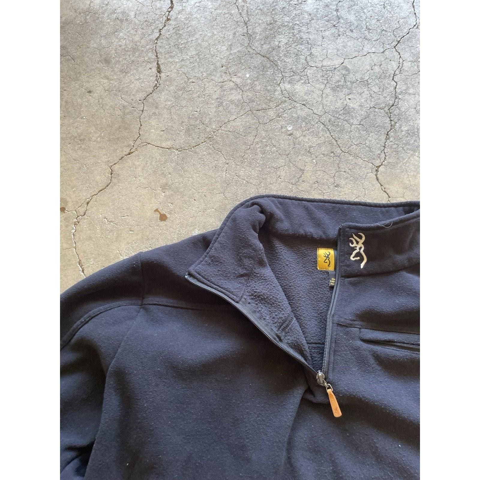 Other XXL - Browning Camo Quarter Zip Pullover black Size ONE SIZE - 3 Thumbnail