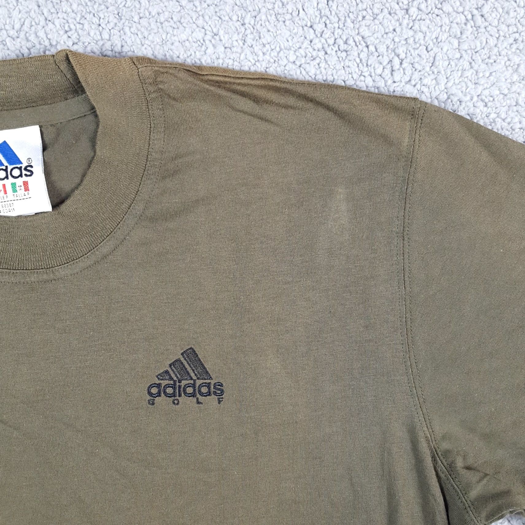 Adidas VINTAGE adidas Golf Brown Relaxed Fit T-Shirt Small 90s Y2K Grunge Skate Retro Mens Size US S / EU 44-46 / 1 - 3 Thumbnail
