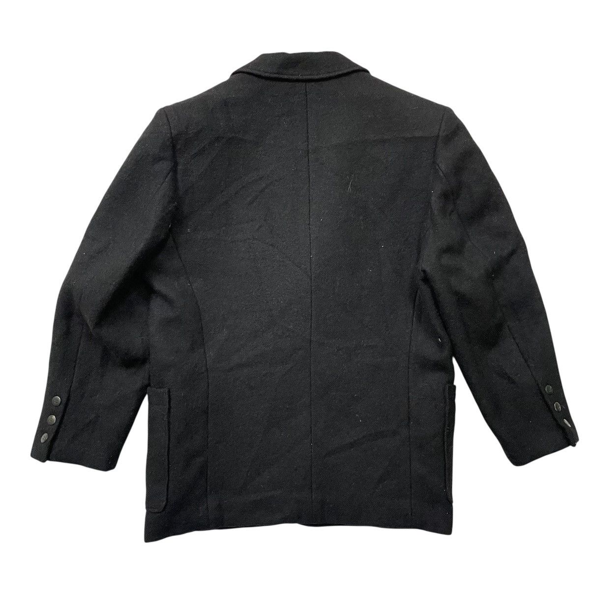 Issey Miyake Super black vintage 90s Issey Miyake Wool brazel Size 40R - 3 Thumbnail