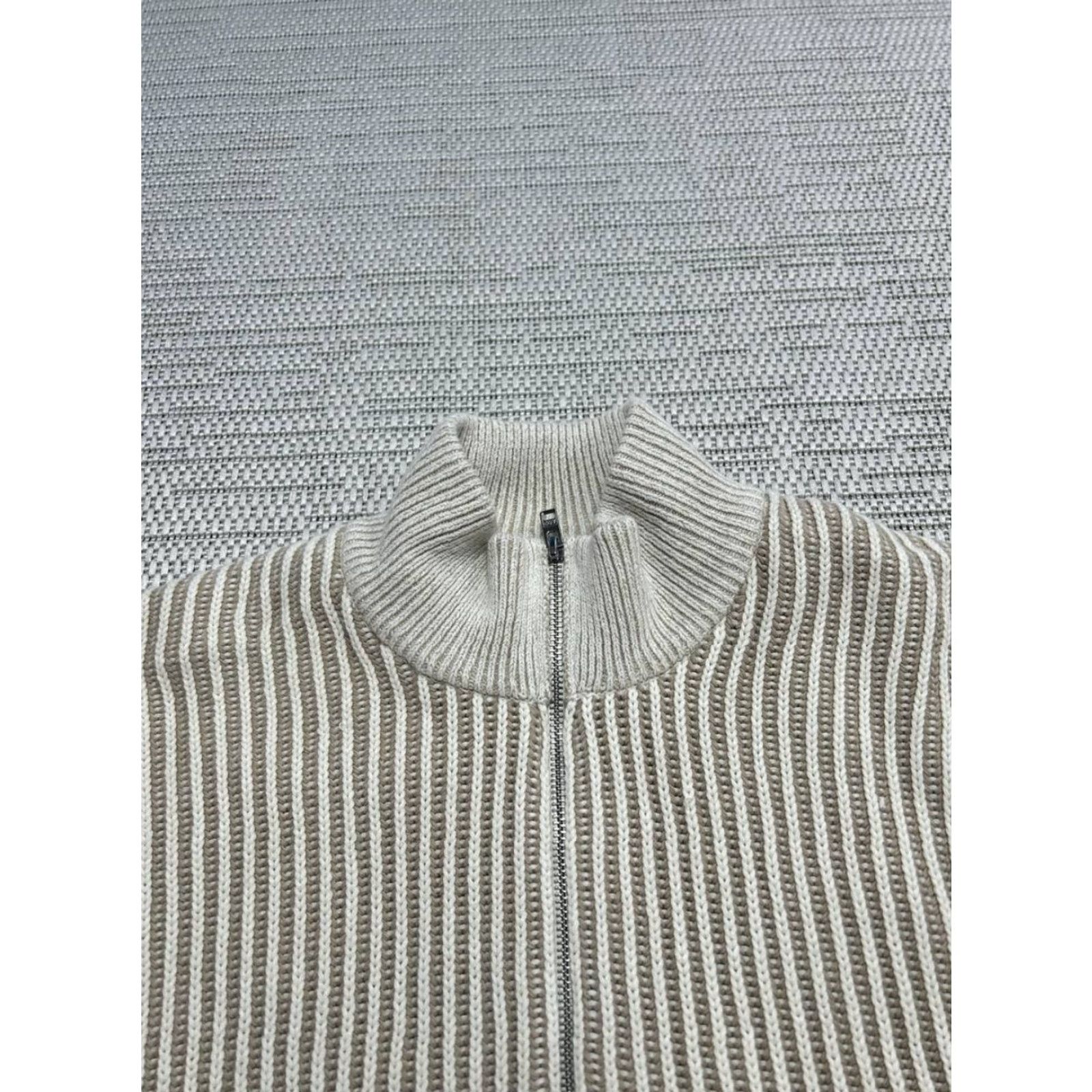 Abercrombie & Fitch Abercrombie & Fitch Sweater Womens Medium Beige Cotton Blend Pullover Size M / US 6-8 / IT 42-44 - 2 Thumbnail