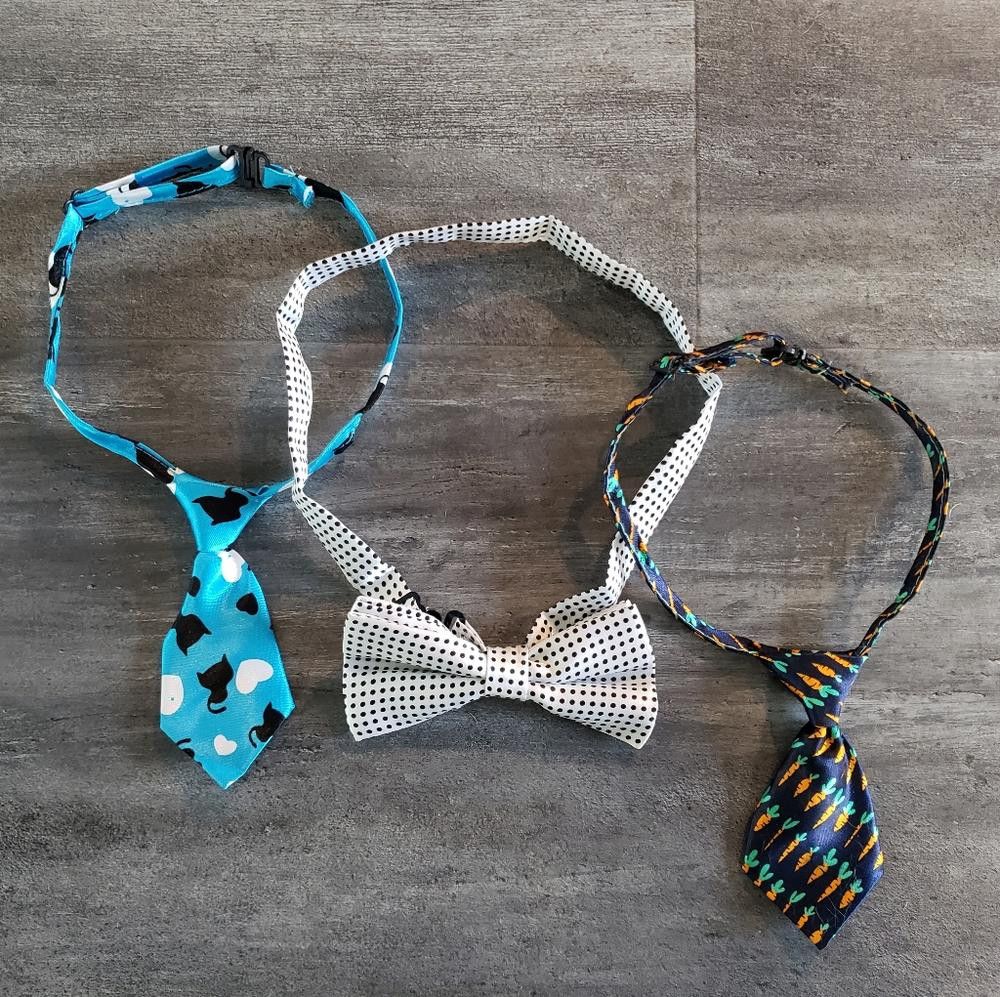 Designer Colorful Dog Neck Tie 3PK Bundle Size ONE SIZE - 2 Thumbnail