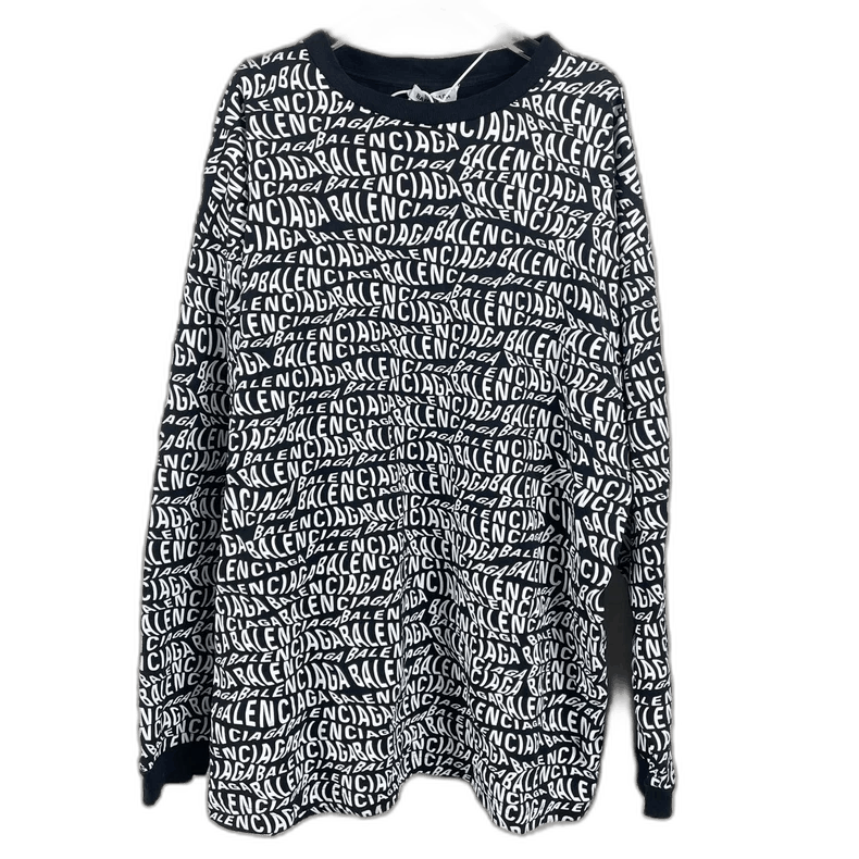 Balenciaga Balenciaga Full Print Long Sleeve Shirt Size US S / EU 44-46 / 1 - 1 Thumbnail