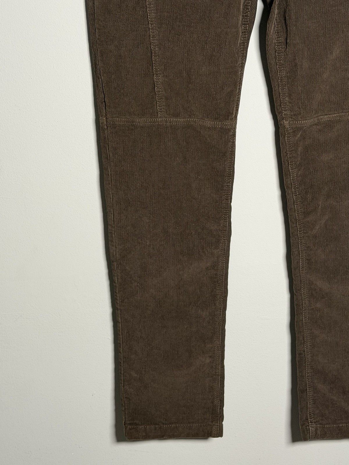 Linea Linea Emme Women’s Brown Corduroy Trousers W33 L32 Y2K Size 34" / US 12 / IT 48 - 6 Thumbnail