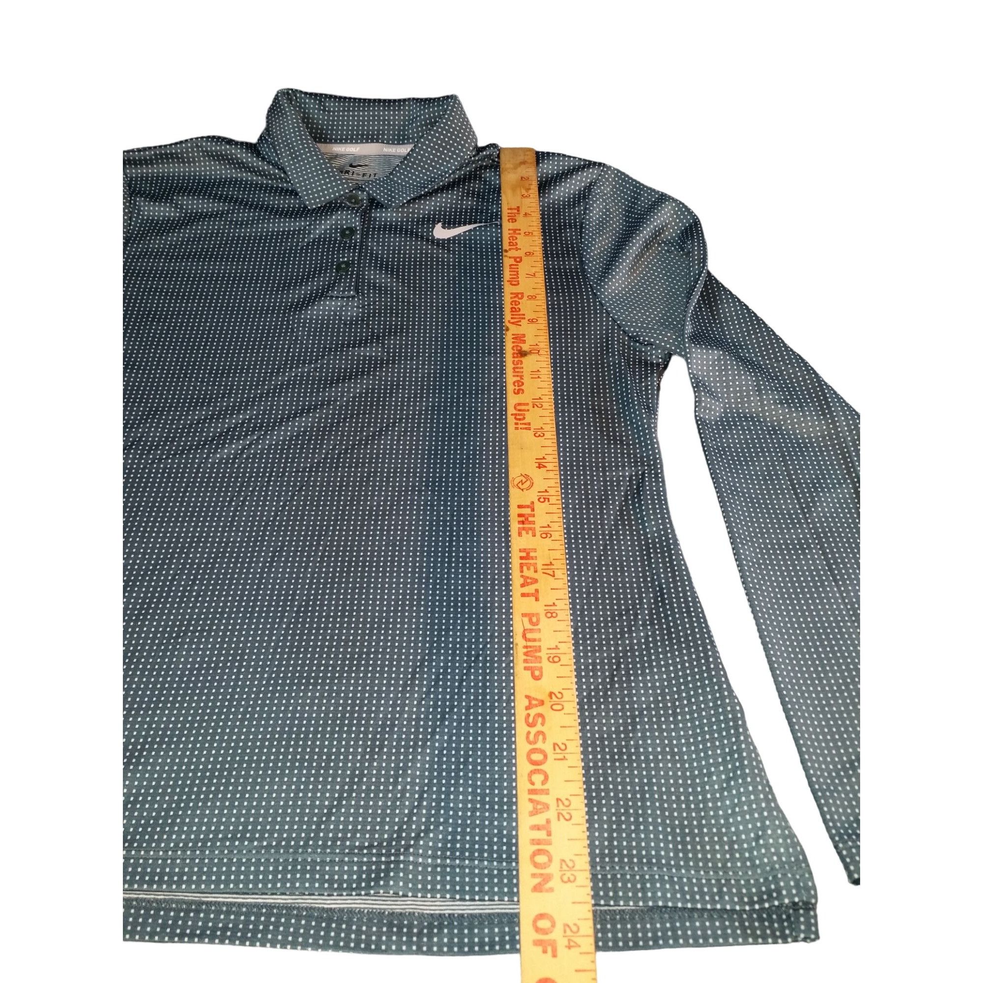 Nike Nike Golf Polo Men Sz M Dri Fit Green Spotted 929535-357 Cas Size US M / EU 48-50 / 2 - 3 Thumbnail