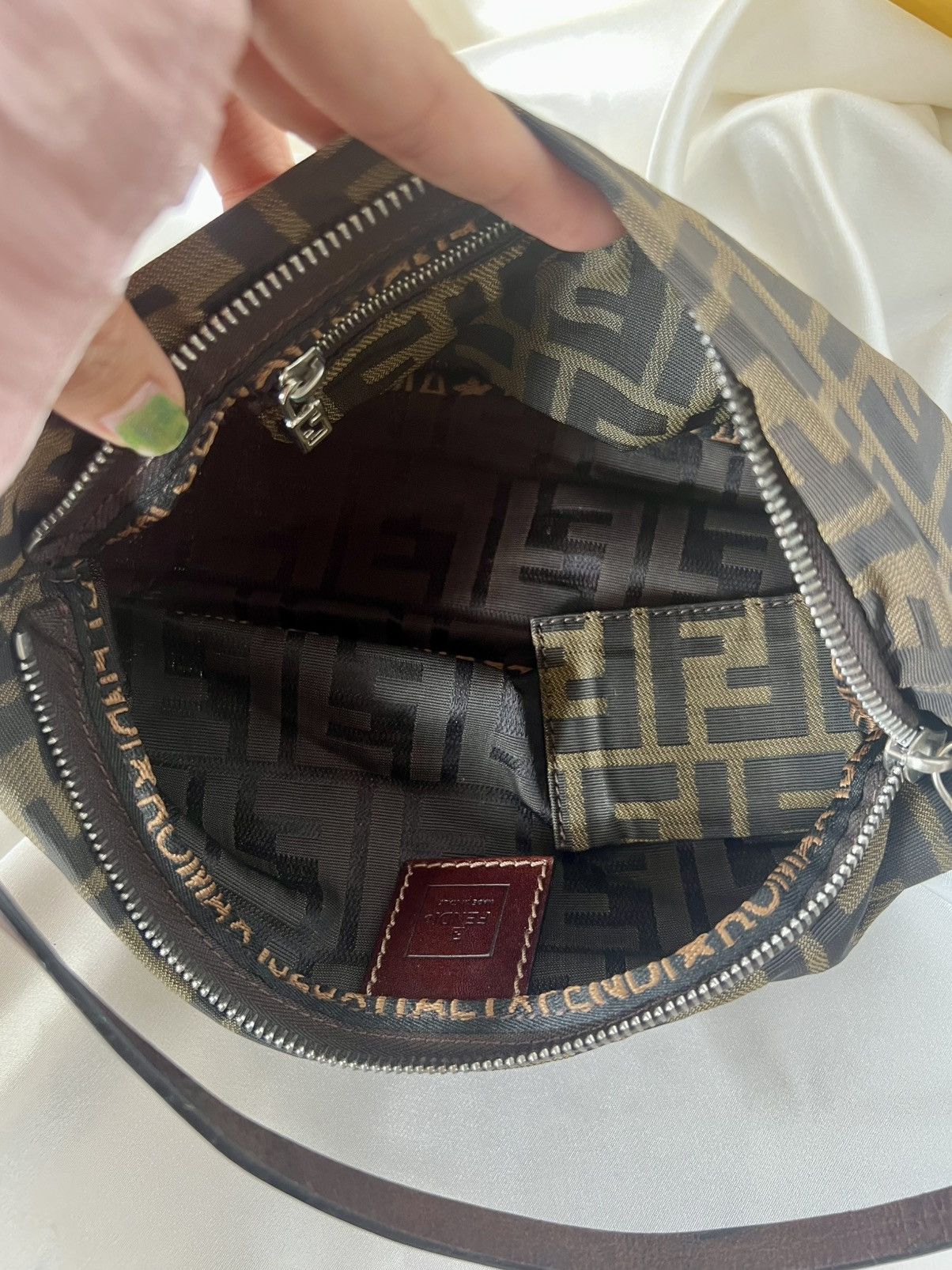 Fendi Fendi Zucca Mini Pochette Shoulder Bag Size ONE SIZE - 9 Thumbnail