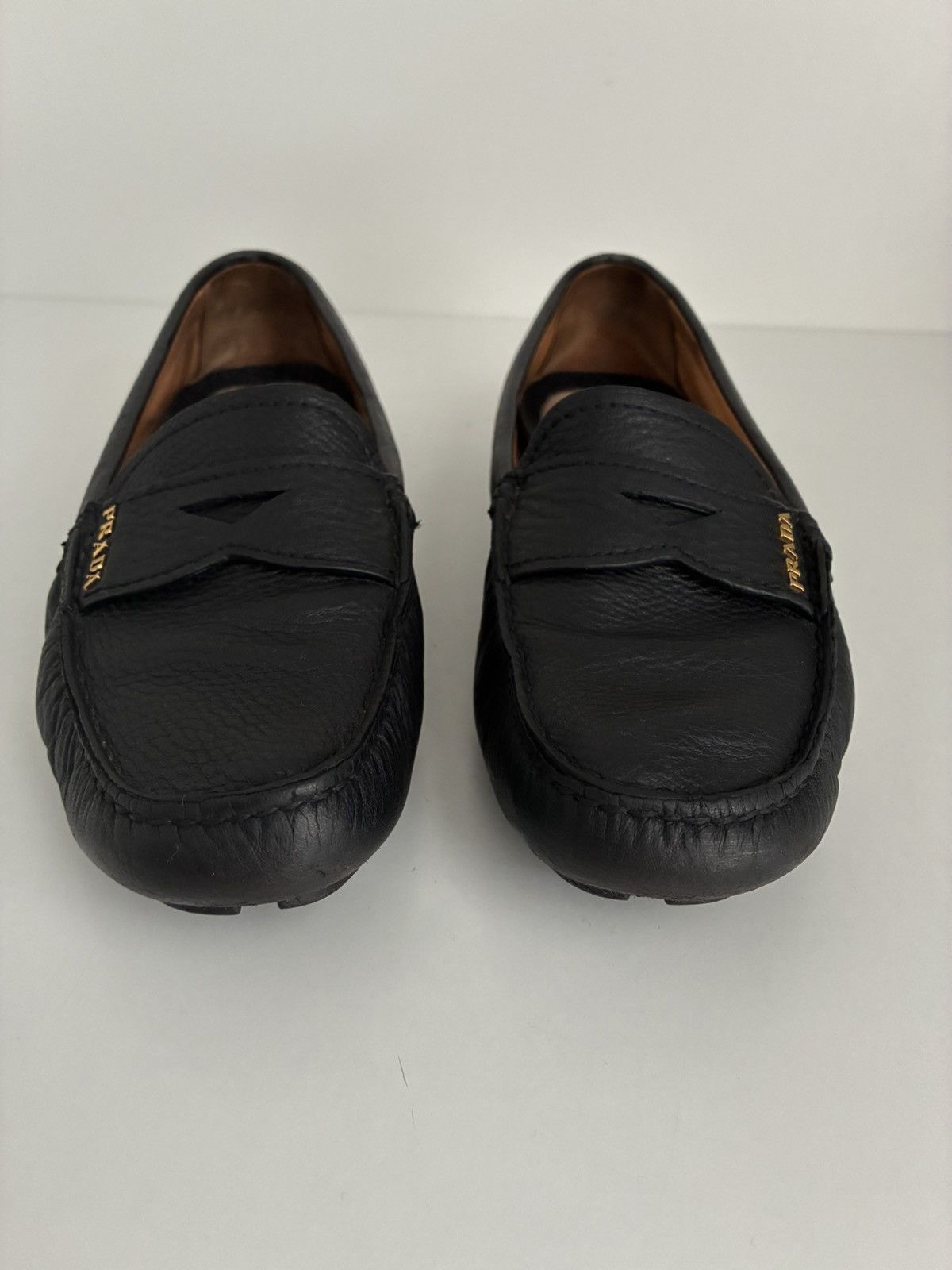 Prada Prada leather moccasins Italy luxury designer Size US 5.5 / IT 35.5 - 4 Thumbnail