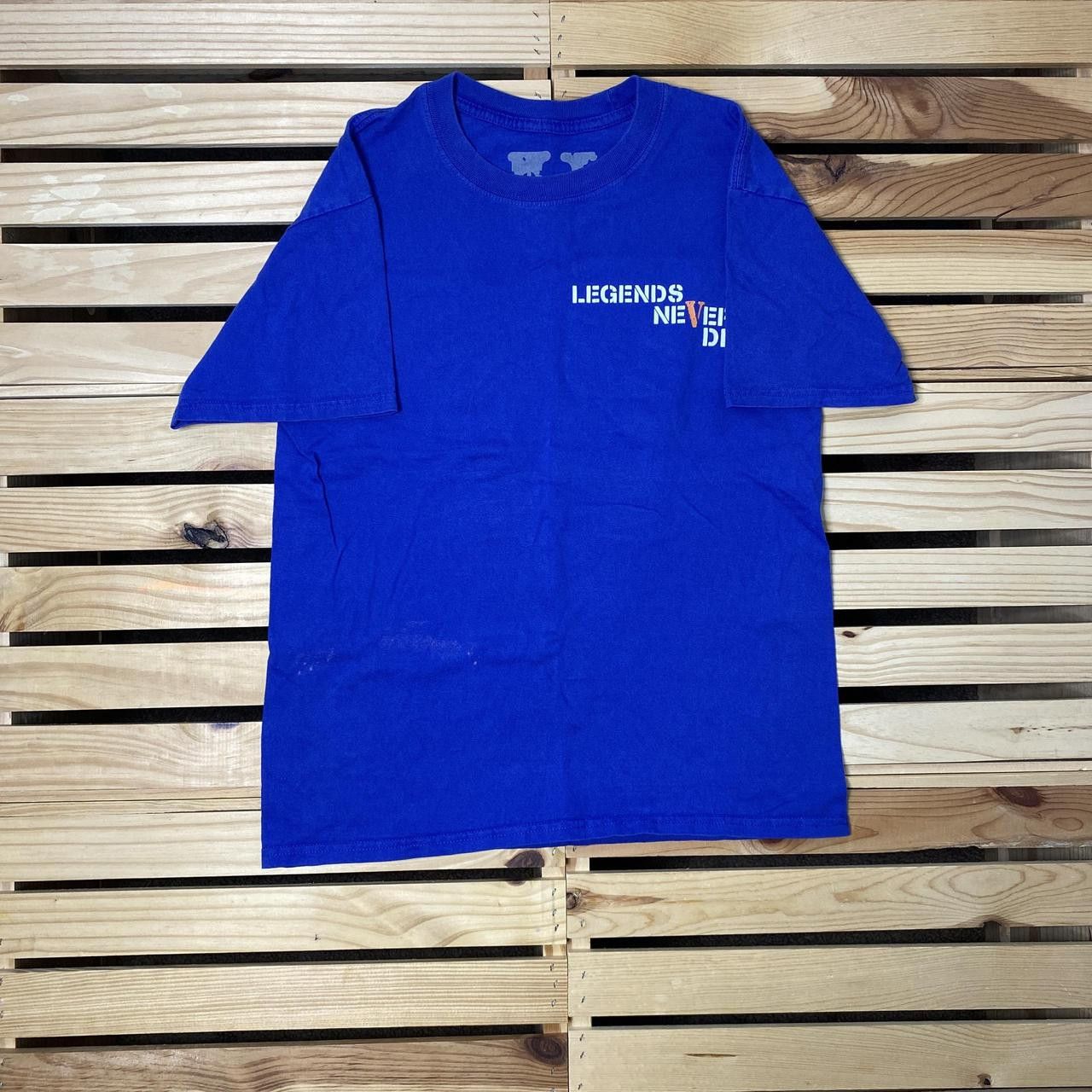Vlone VLONE x Juice Wrld 999 Blue Streetwear Tee Size Small Size US S / EU 44-46 / 1 - 2 Thumbnail