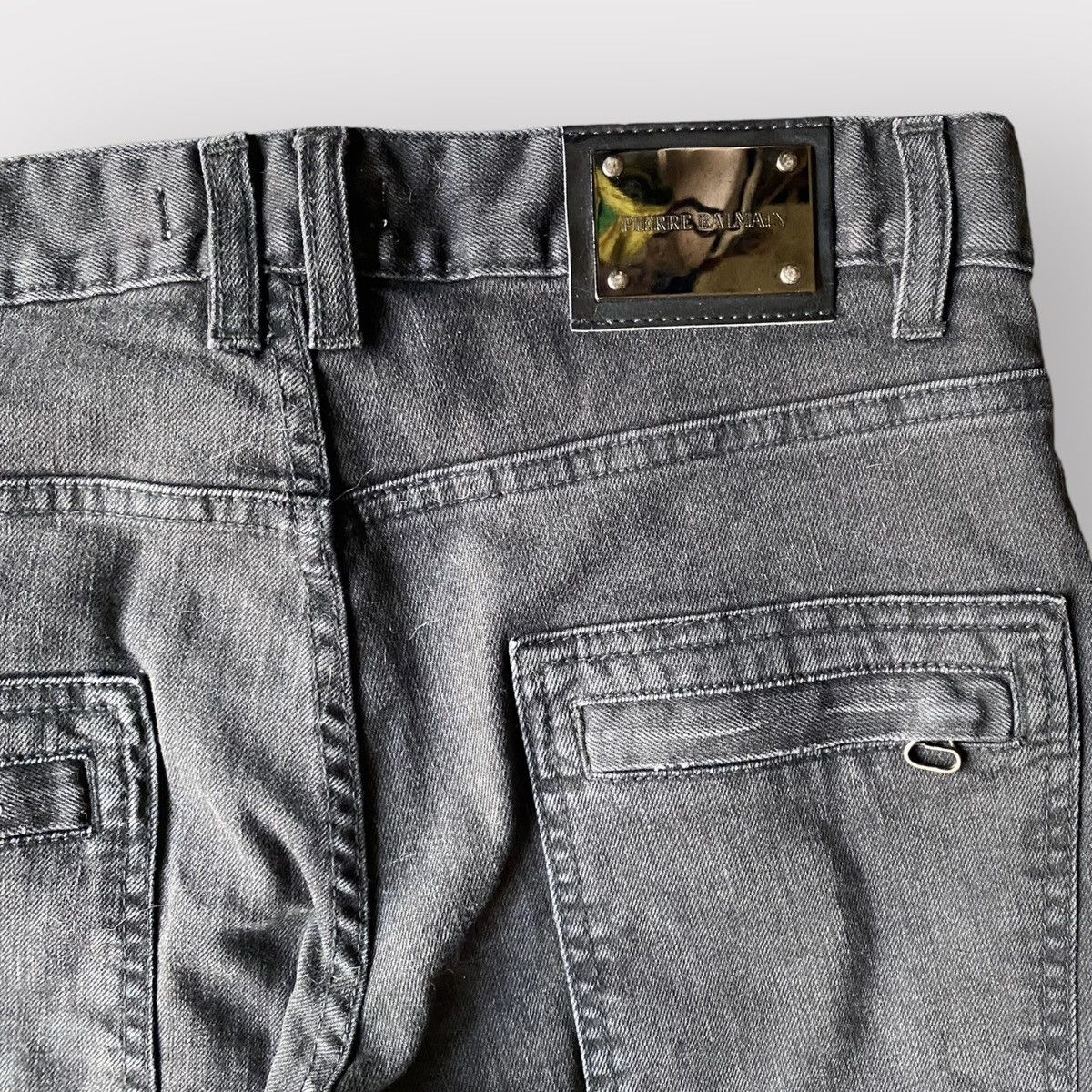 Balmain × Pierre Balmain Pierre Balmain Biker Jeans Size US 29 - 4 Thumbnail