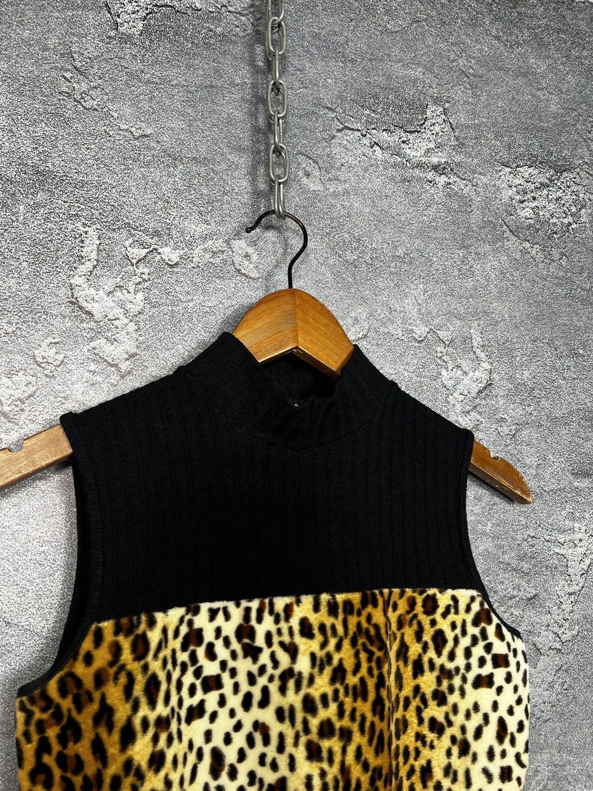 Morgan De Toi Vintage Y2K Morgan De Toi Leopard Print Vest Tank Top Size S Size S / US 4 / IT 40 - 4 Thumbnail