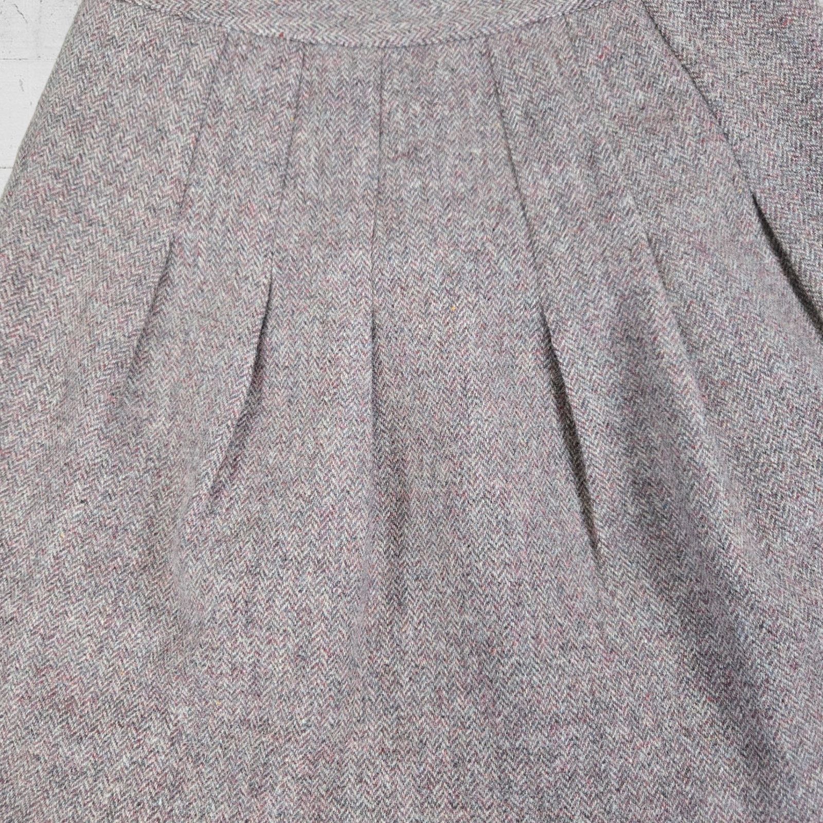 Gap GAP Purple Herringbone Wool Skirt Size 2 Size 26" / US 2 / IT 38 - 4 Thumbnail