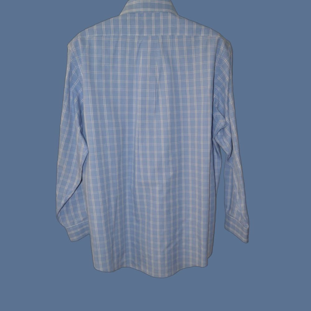 Brooks Brothers Brooks Brothers Dress Shirt Blue Plaid L/S Regular Fit 16.5 / 34 Men Shirts Mens Plaid Button-Down Collar Barrel Cuff Non-Iron All Seasons Vintage: No Size 46R - 1 Thumbnail