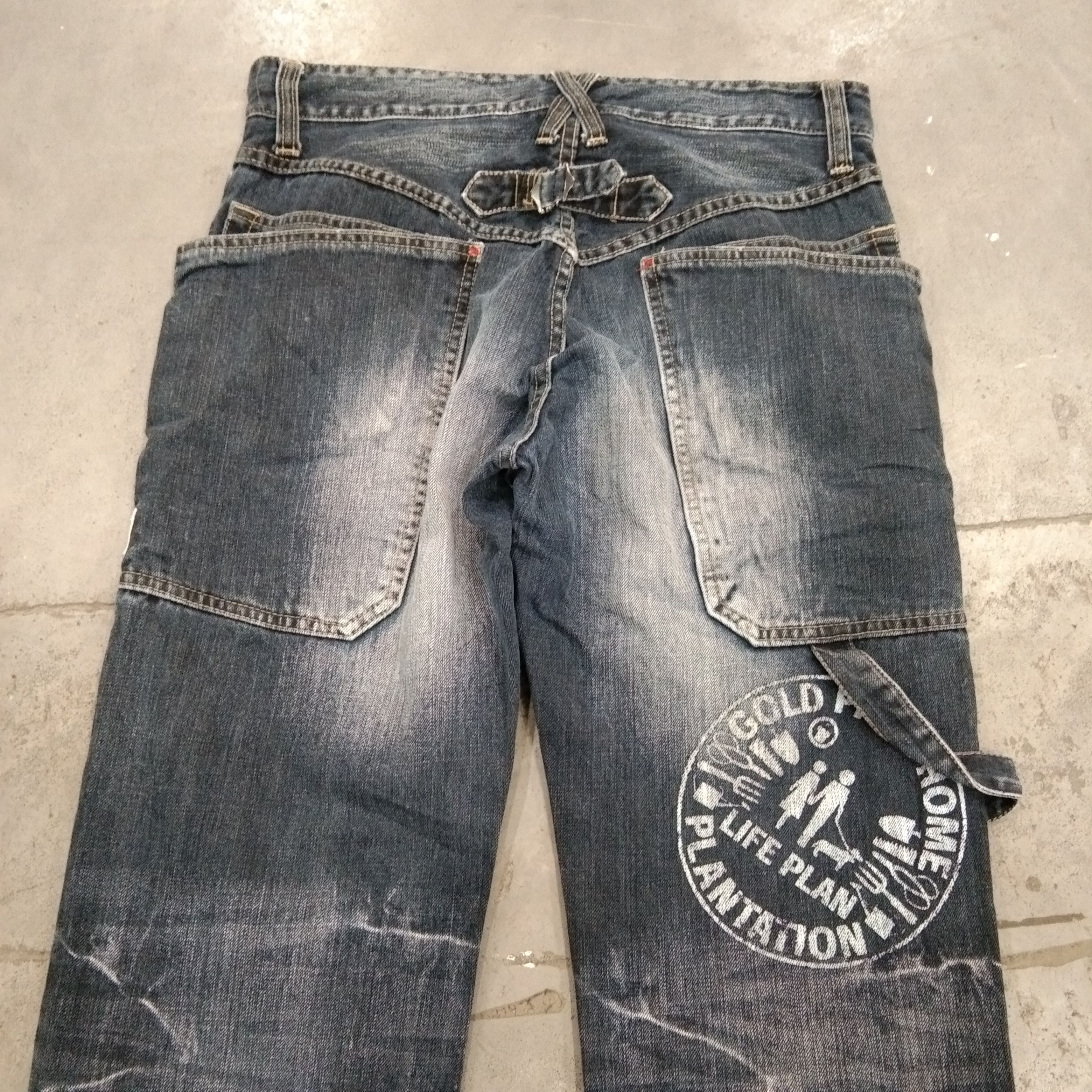 20471120 PPFM The Desert Fox Denim Pants Size US 31 - 6 Thumbnail