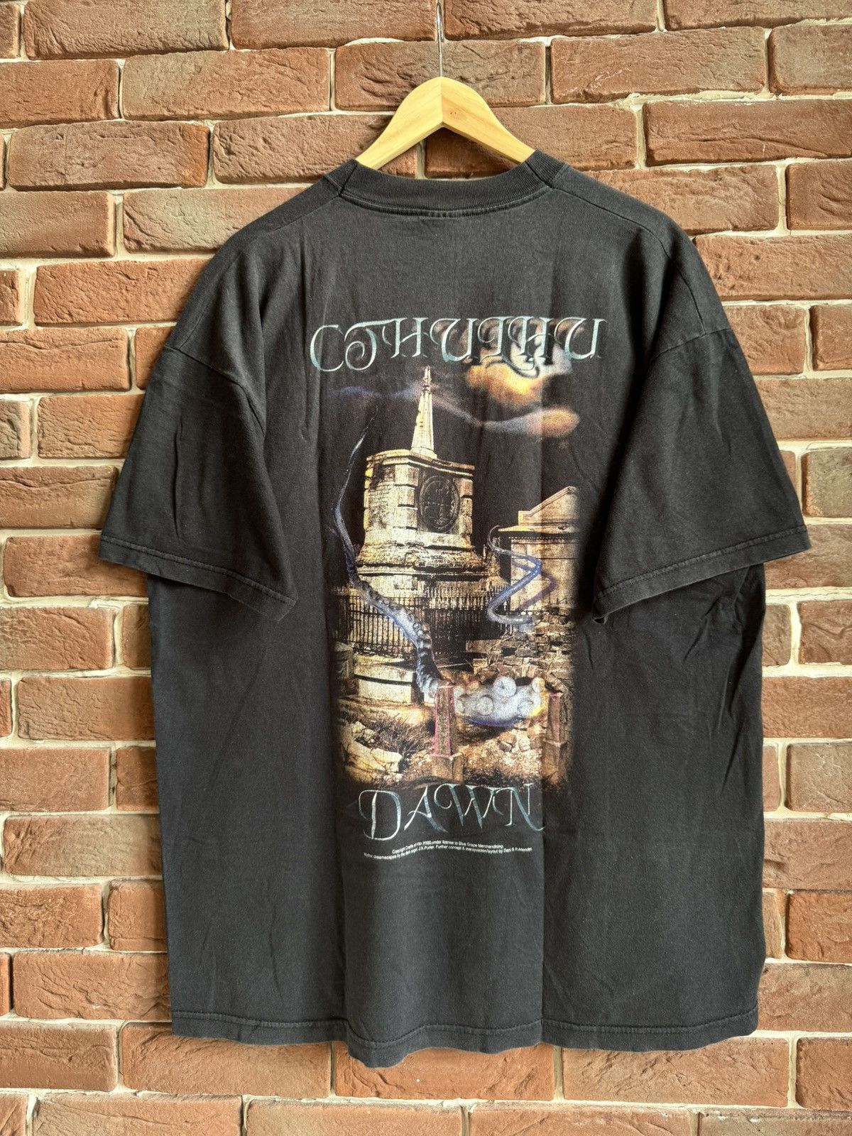 Band Tees 00s Vintage Cradle Of Filth Cthulu Dawn Metal Band Tee XL Size US XL / EU 56 / 4 - 2 Thumbnail