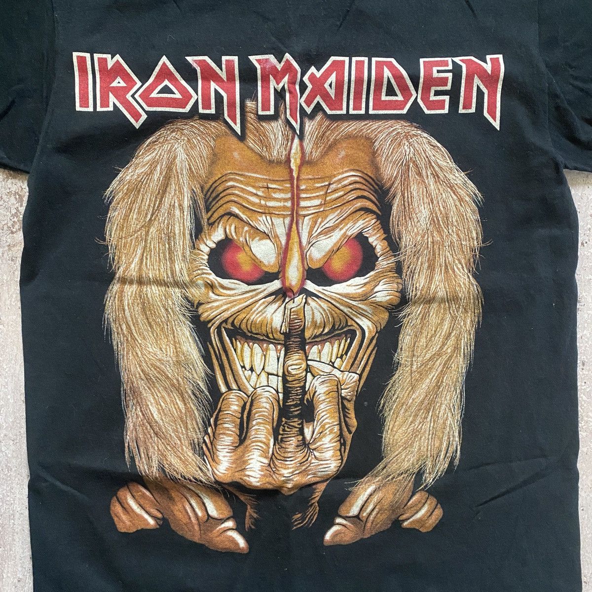 Band Tees × Vintage VINTAGE Y2K IRON MAIDEN PUNK AWESOME BAND T SHIRT 65 Size US M / EU 48-50 / 2 - 4 Thumbnail