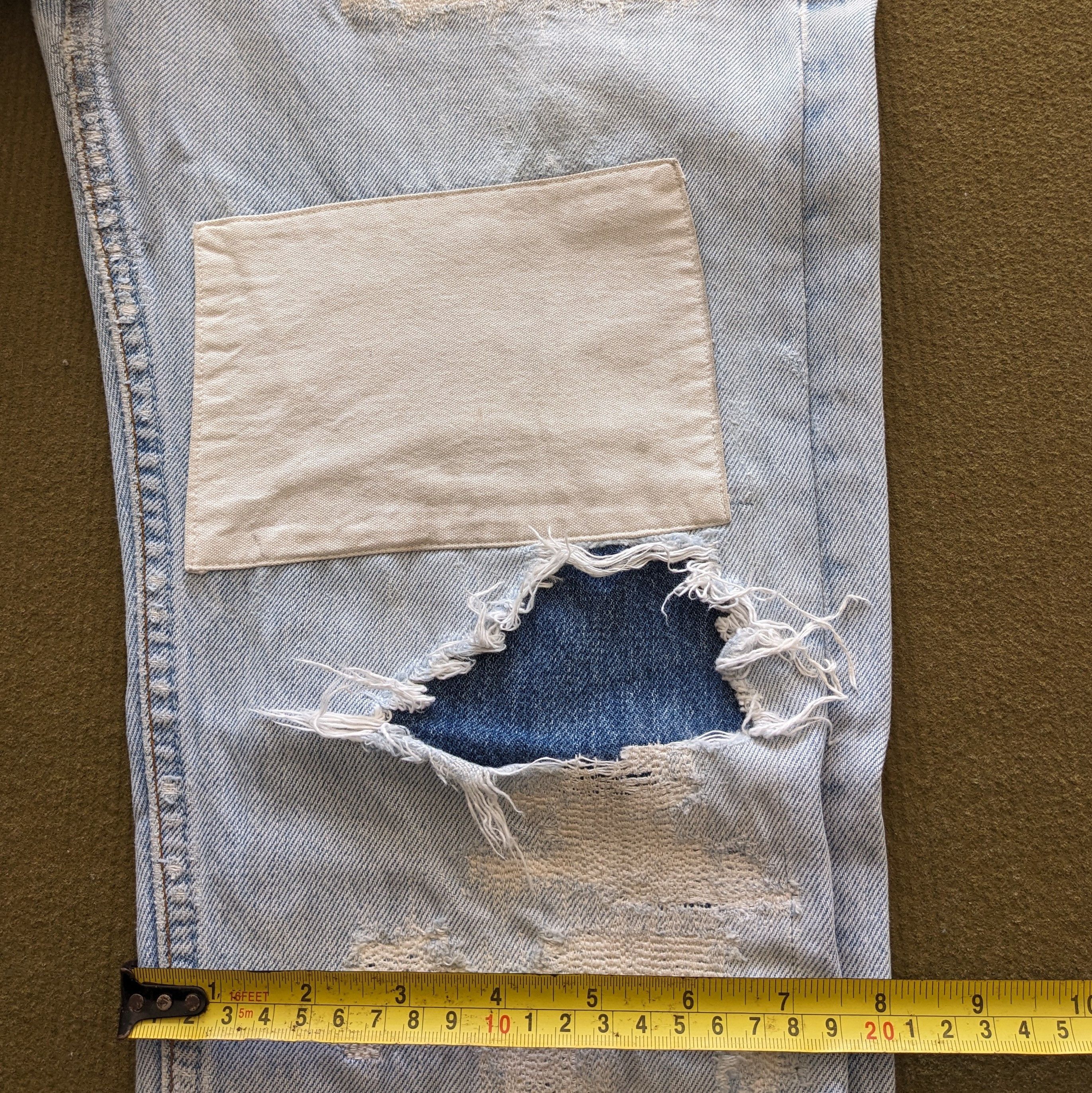 Levi's Vintage Clothing Vintage Levi's Strauss. Co Distressed Denim Jeans Size US 28 / EU 44 - 11 Thumbnail