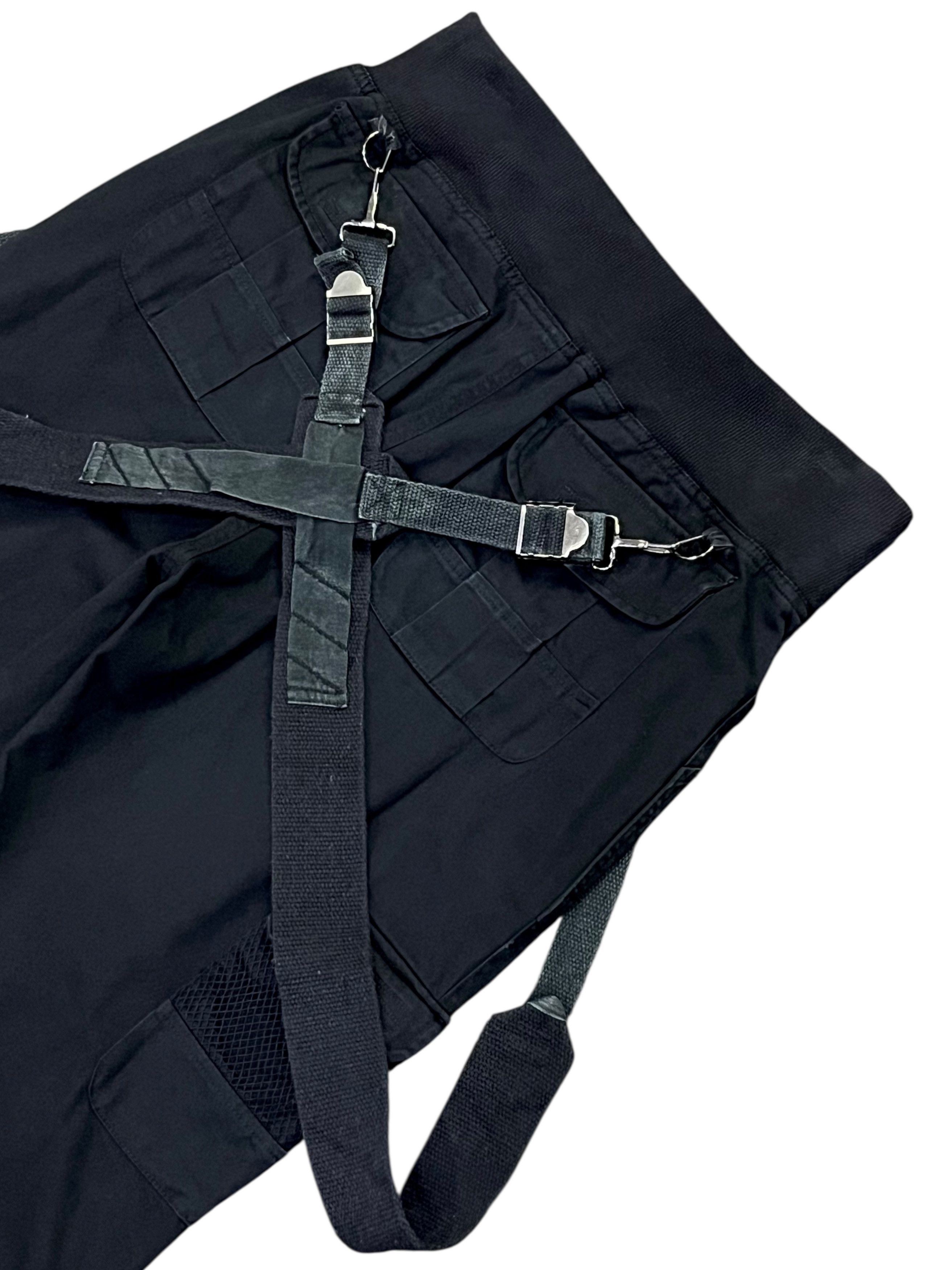Grailed BLACK BACARRA Bondage Suspender SUPER FLARE Pants GOA Style Size US 32 / EU 48 - 7 Thumbnail