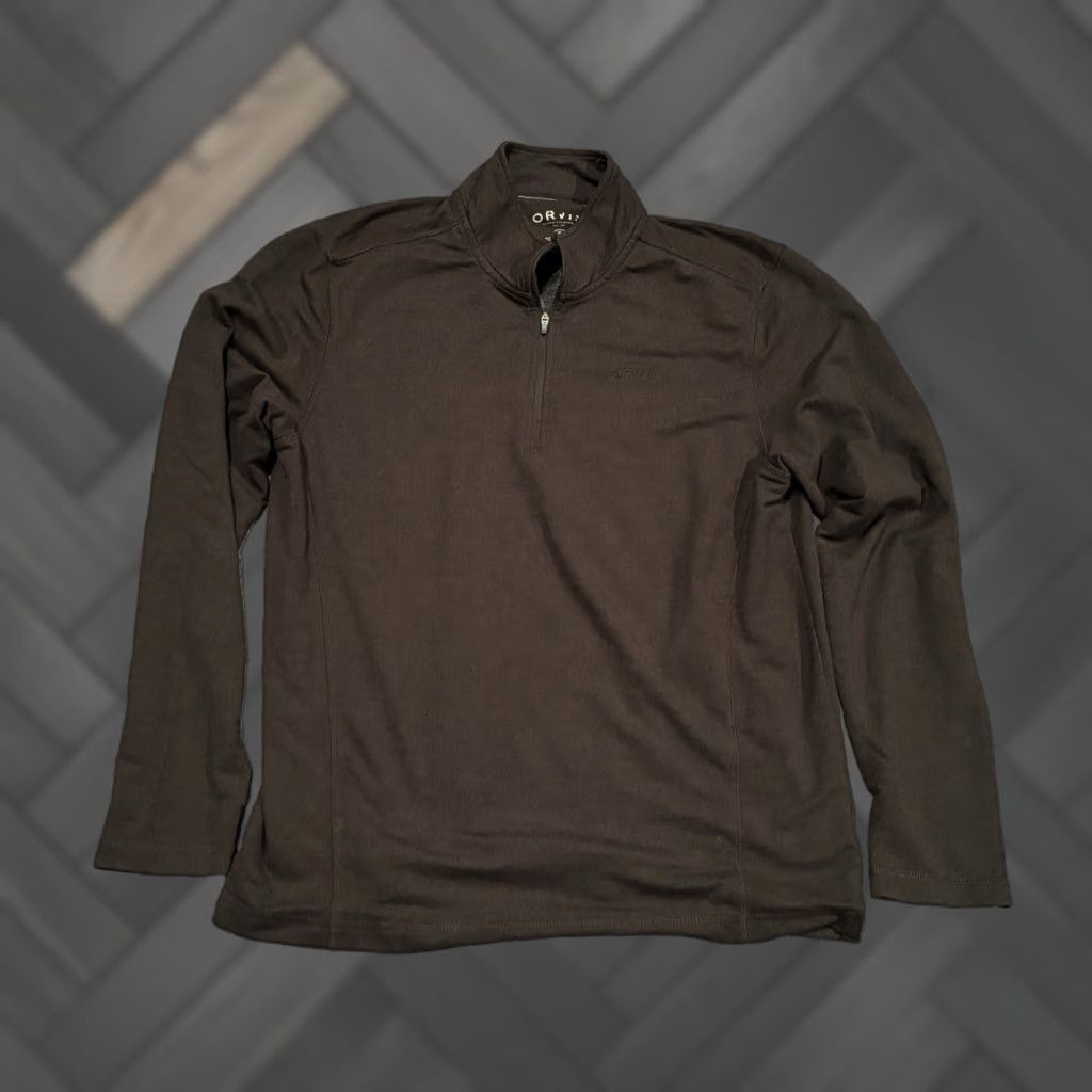 Orvis Orvis Pullover Mens Medium Gray 1/4 Zip Logo Outdoor Camping Fishing Size US M / EU 48-50 / 2 - 1 Thumbnail