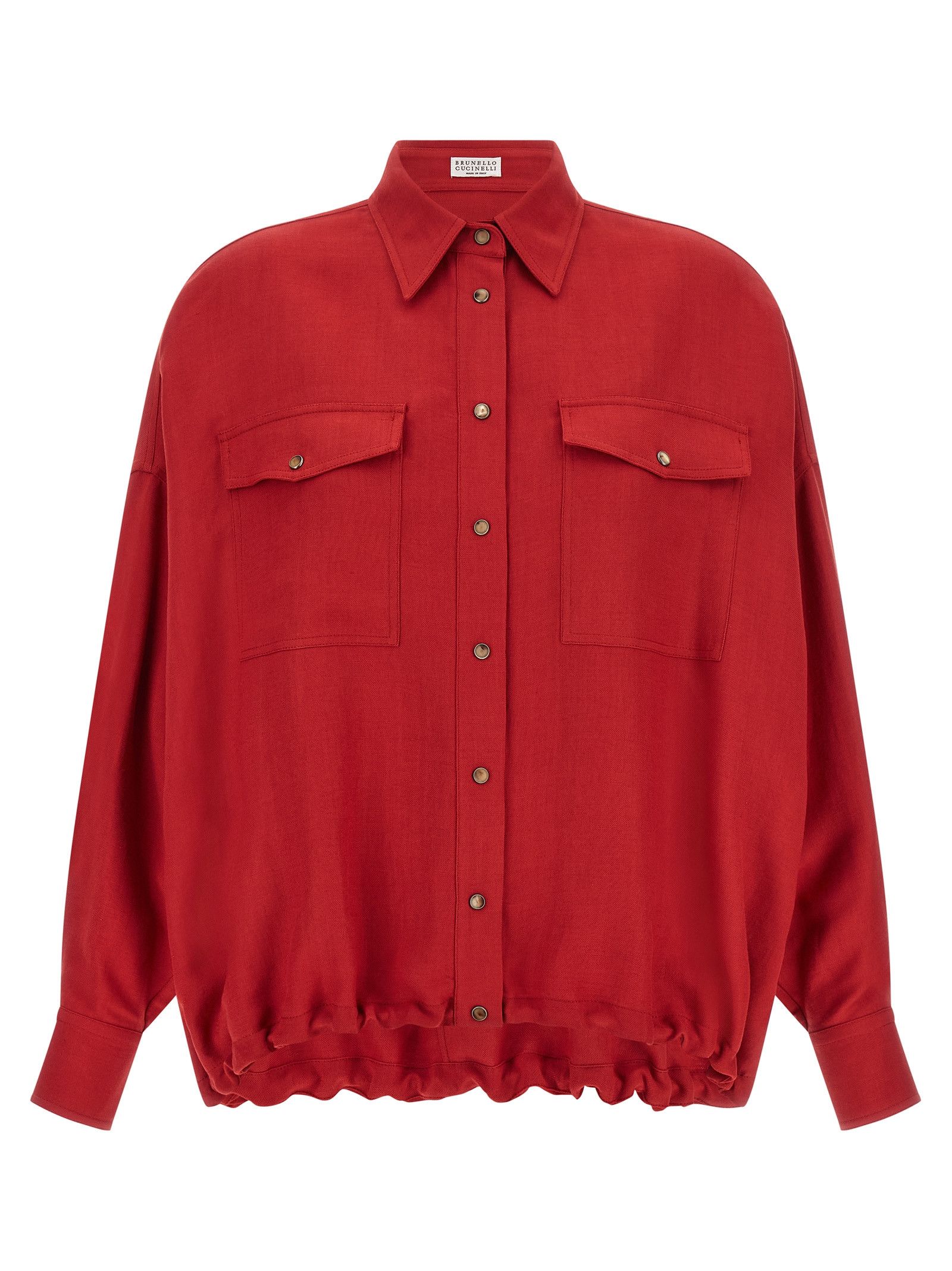 Brunello Cucinelli Twill Shirt Size XL / US 12-14 / IT 48-50 - 1 Thumbnail