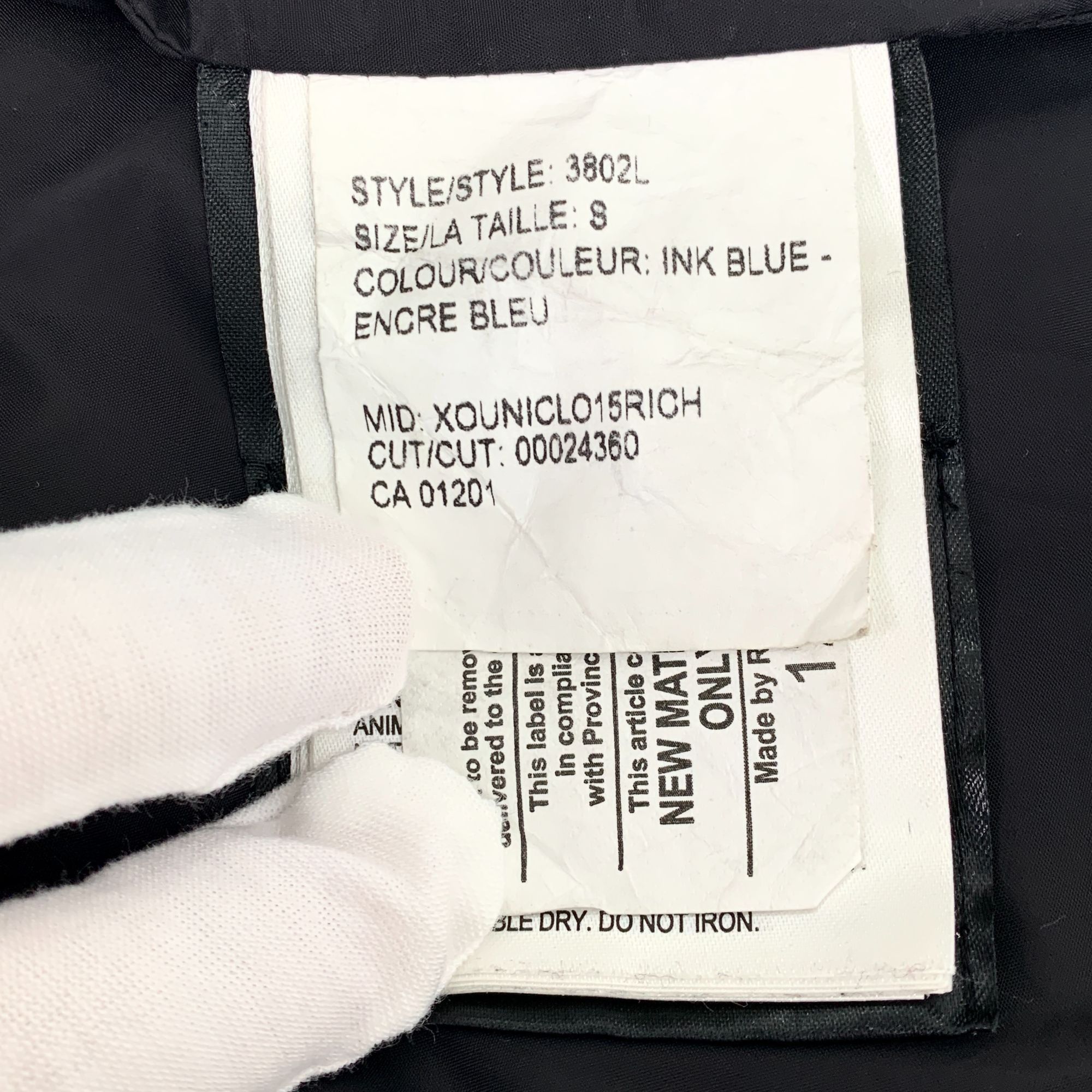 Canada Goose Canada Goose Navy Long Down Parka With Hood & Fur Trim Size S / US 4 / IT 40 - 7 Thumbnail