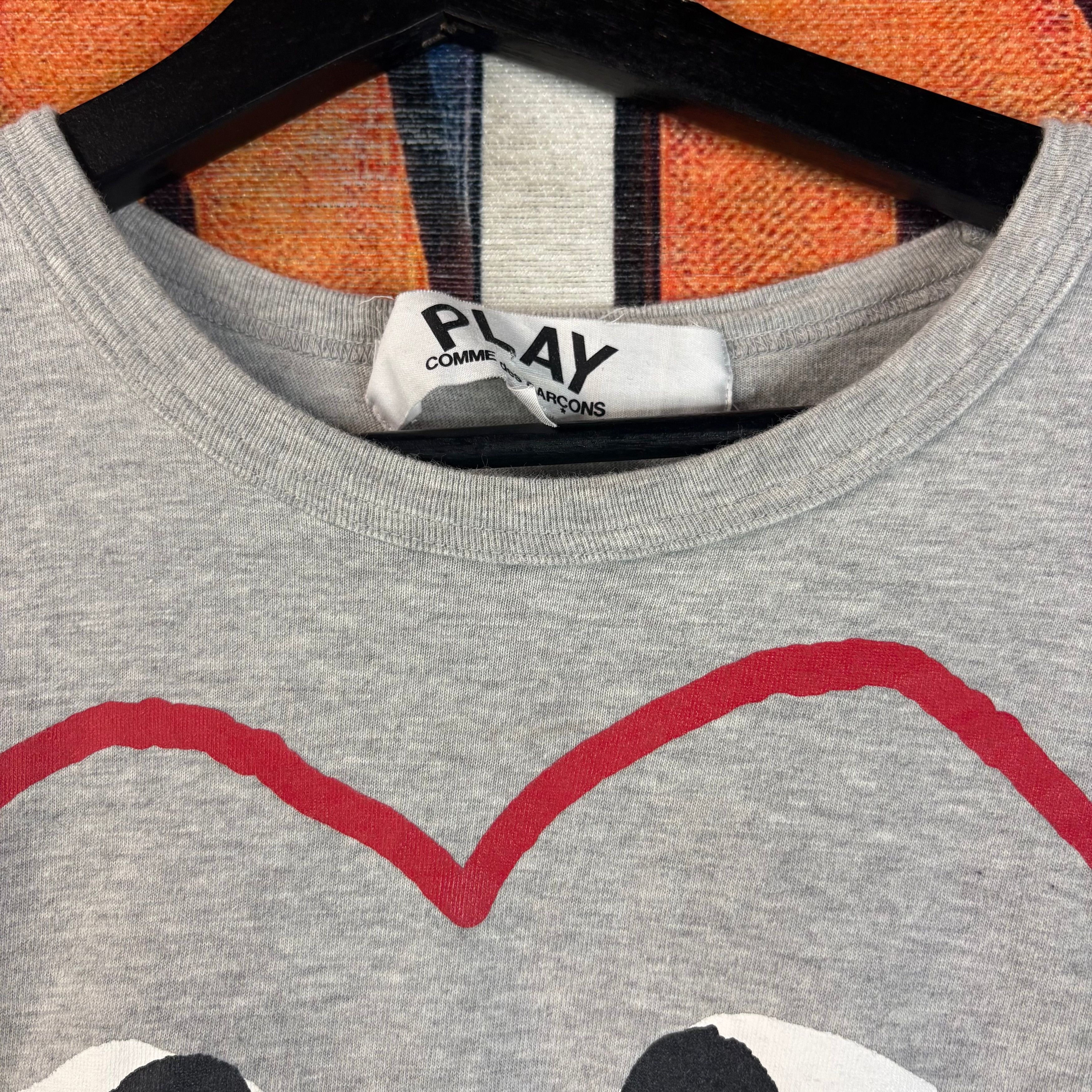 Comme des Garcons Comme des Garçons Play Large Red Heart Tee Size XL Size US XL / EU 56 / 4 - 2 Thumbnail