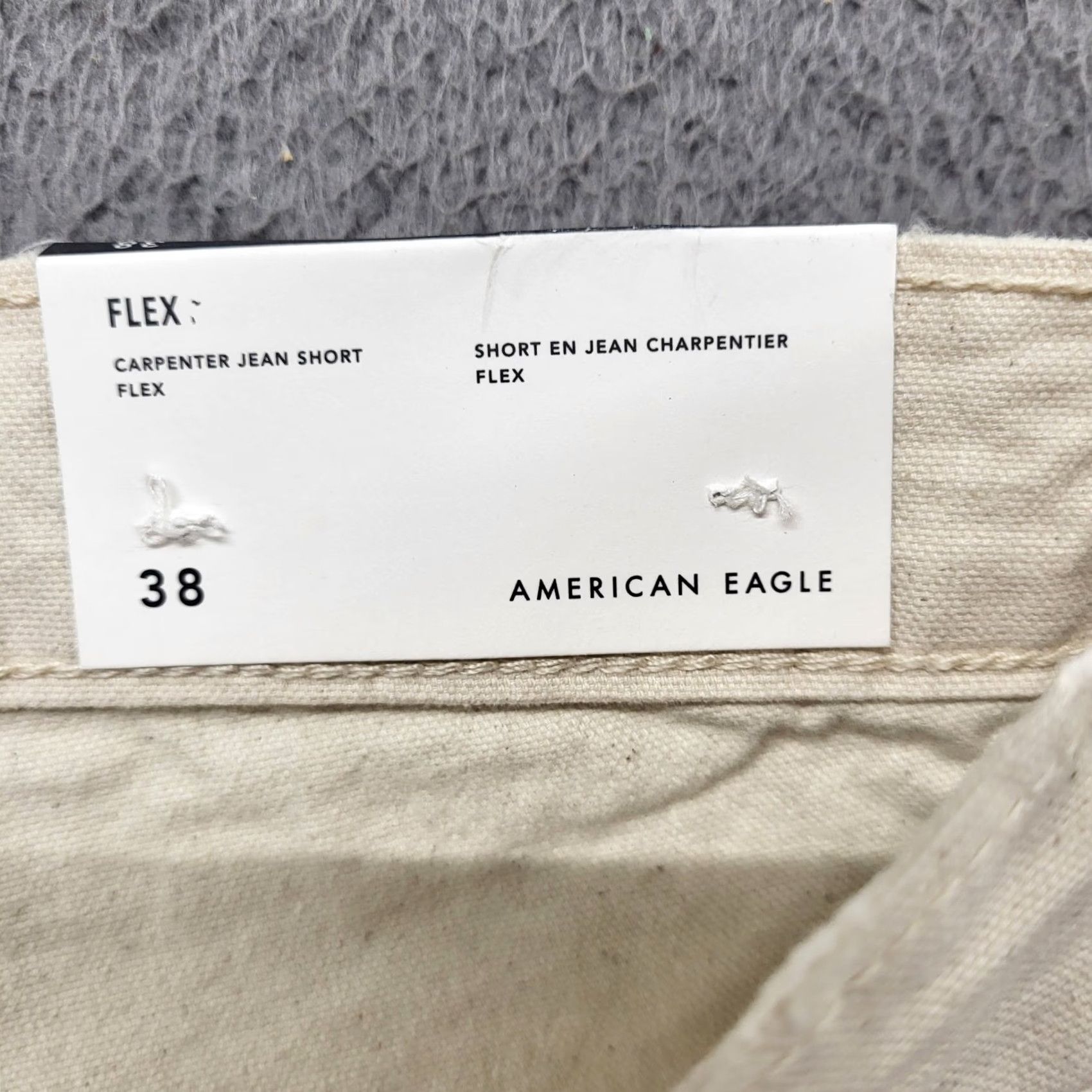 American Eagle Outfitters VINTAGE American Eagle 7" Shorts Men's Size 38 Flex Utility Natural Carpenter Jeans Shirt? Size US 38 / EU 54 - 3 Thumbnail