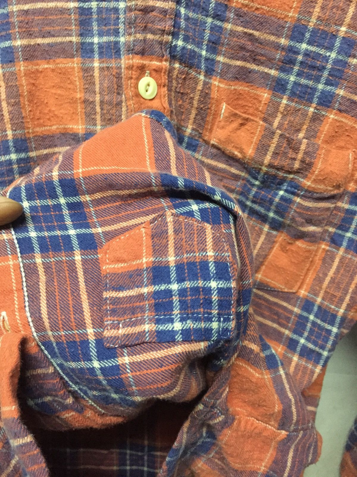 Japanese Brand × Remi Relief Remi Relief Plaid Tartan Button Up Distressed Shirt Size US M / EU 48-50 / 2 - 5 Thumbnail