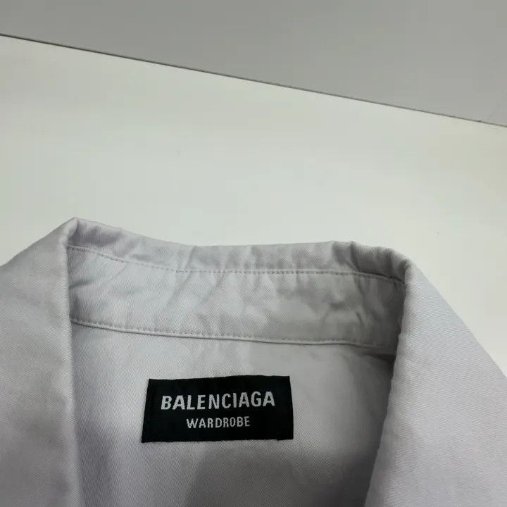 Balenciaga Balenciaga Balenciaga Casual Gray Long Sleeve Shirt -2507 Size US M / EU 48-50 / 2 - 3 Thumbnail