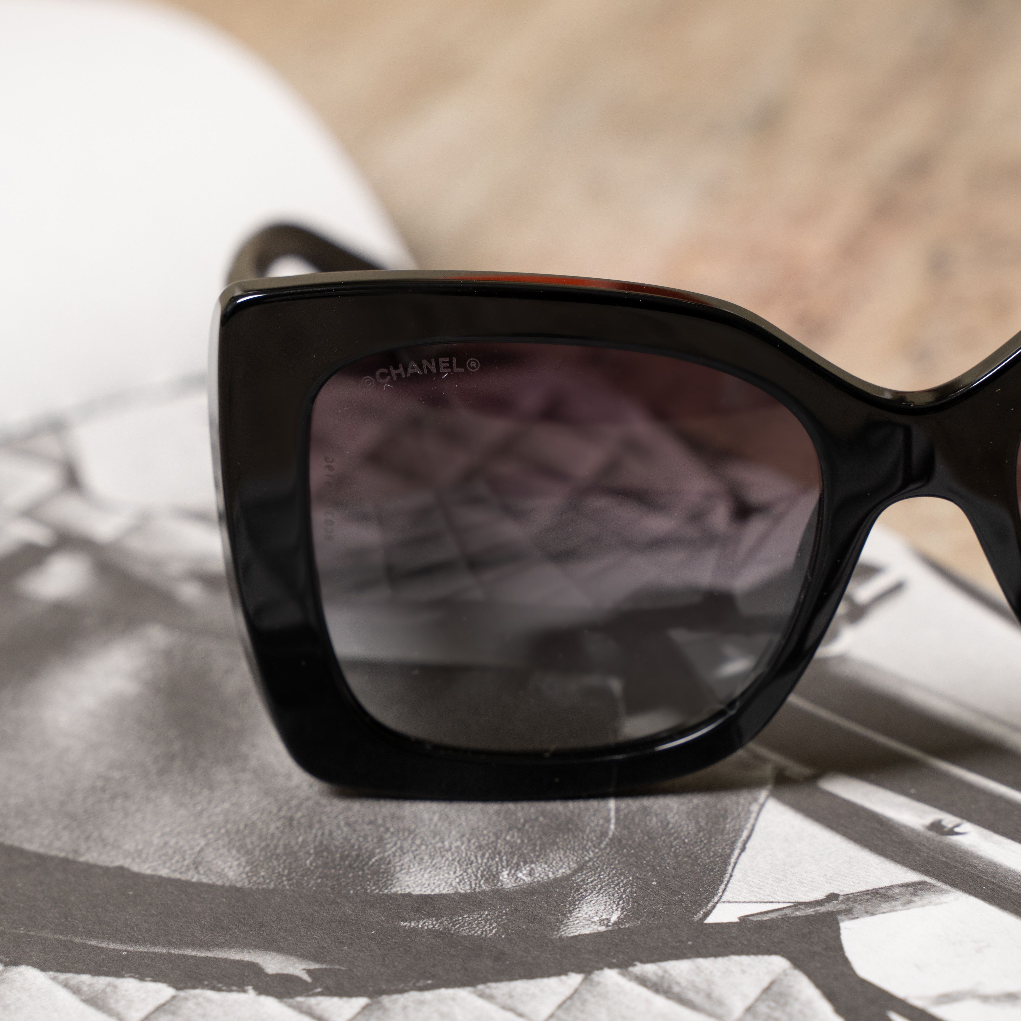 Chanel CHANEL 0CH5494 1047S6 Sunglasses BLACK Size ONE SIZE - 9 Thumbnail