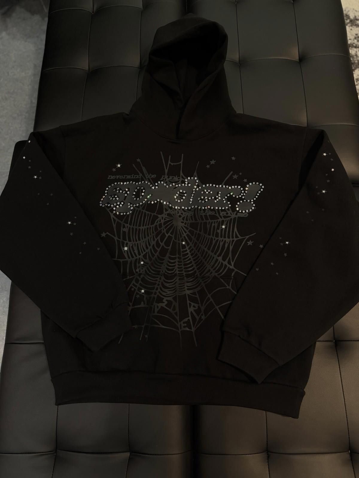 Sp5der Sp5der Black VVS Stone Hoodie Size (XXL) 2026 100% Authentic Size US L / EU 52-54 / 3 - 1 Thumbnail