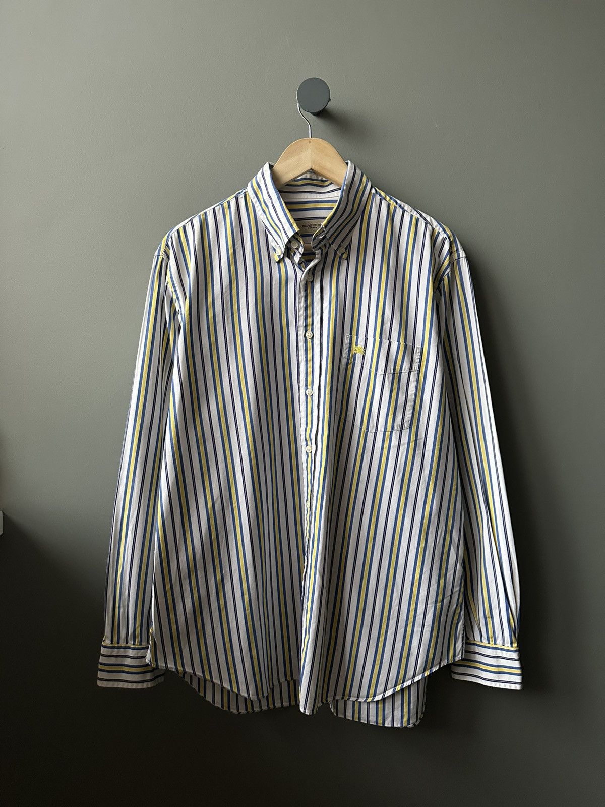 Burberry Burberry London Stripped Colorful Shirt Size XL Size US XL / EU 56 / 4 - 1 Thumbnail
