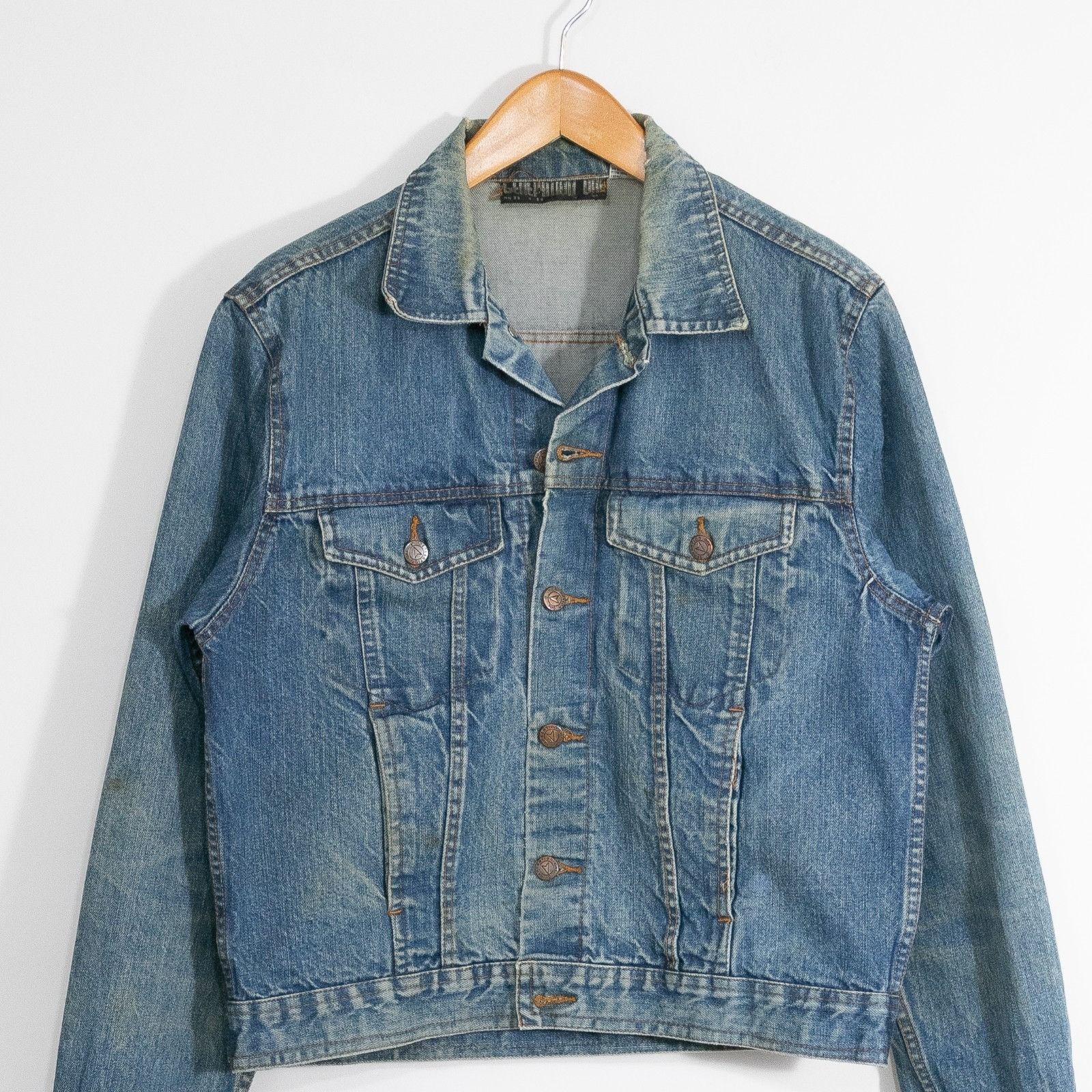 Vintage Vintage 90s Generation One Denim Trucker Jacket Mens Small Size US L / EU 52-54 / 3 - 2 Thumbnail