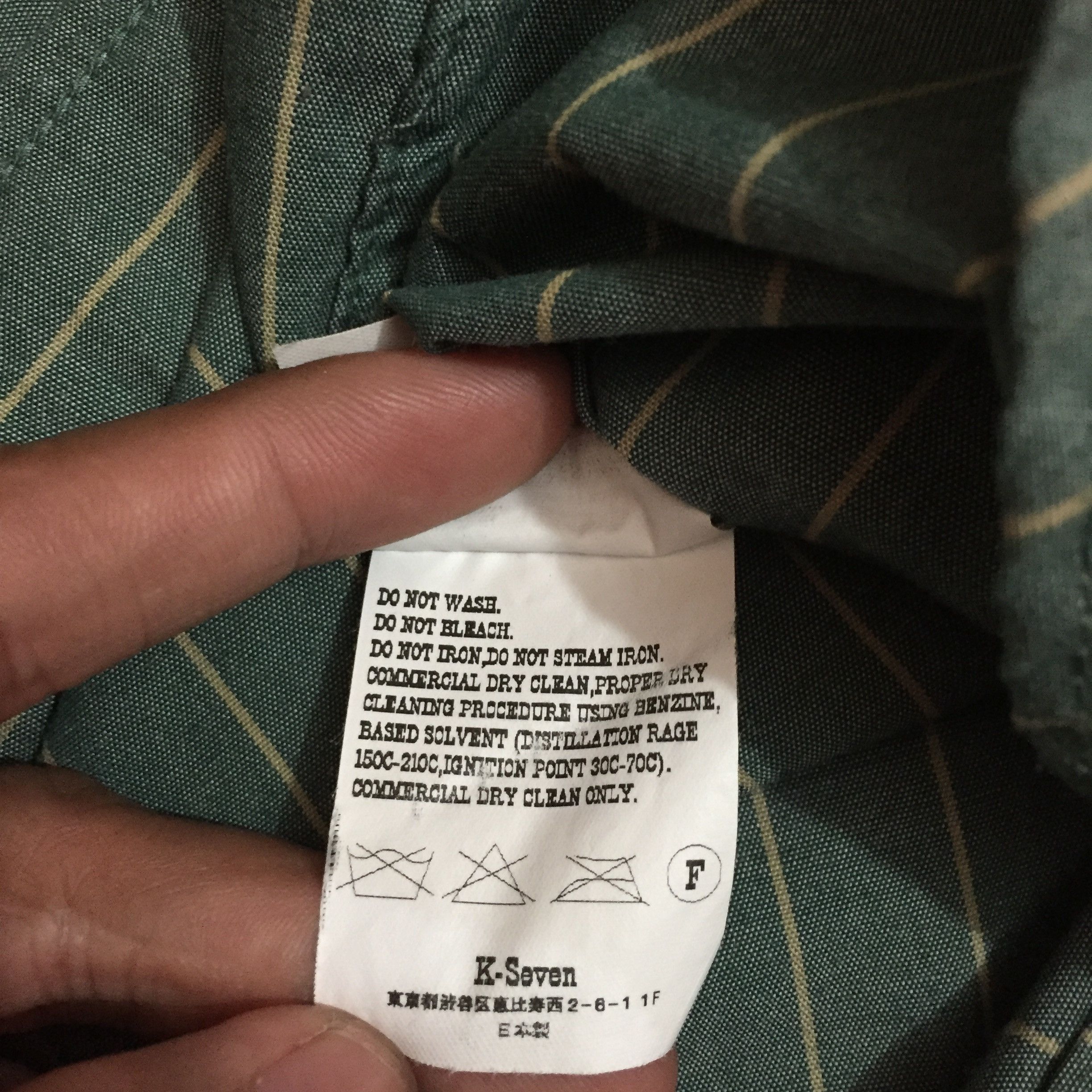 Japanese Brand Tenderloin K-Seven Stripe Shirt Size US M / EU 48-50 / 2 - 7 Thumbnail
