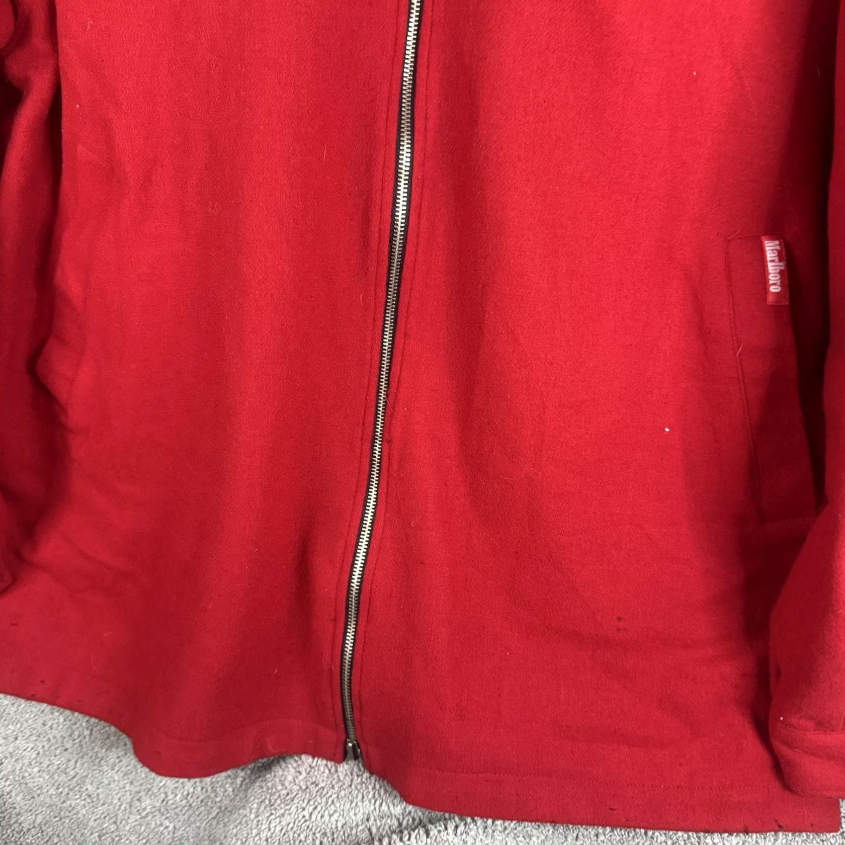 Marlboro Marlboro Jacket Mens 2XL Reversible Wool Full Zip Overcoat Outdoor Red Black Solid Multicolor Winter Casual Workwear Mens Size US XXL / EU 58 / 5 - 2 Thumbnail