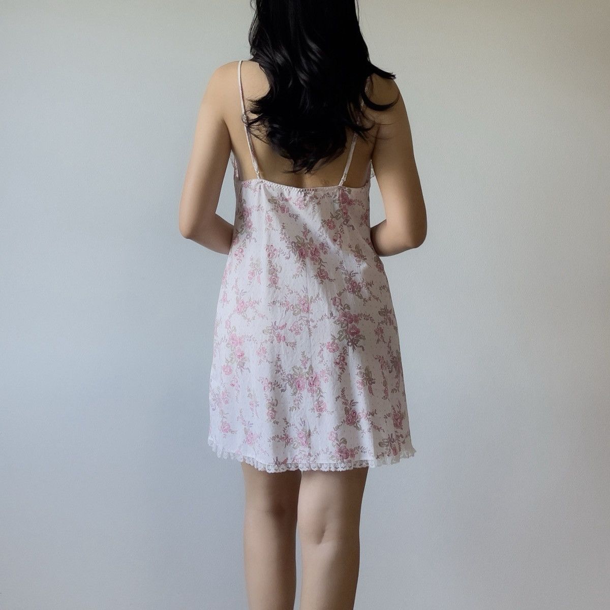 Victoria's Secret Victoria’s Secret White Cotton Floral Slip Dress (M) Size M / US 6-8 / IT 42-44 - 7 Thumbnail