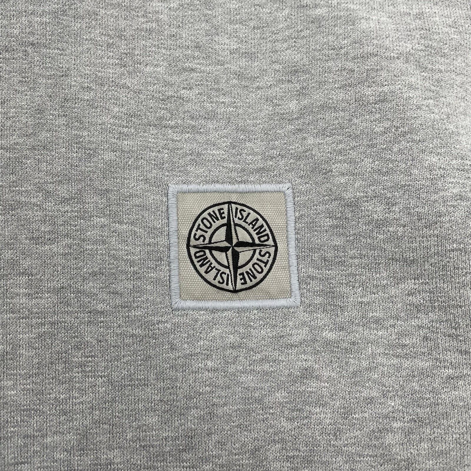 Stone Island Stone Island Hoodie Compass Logo Grey Hooded Jumper Medium M Size US M / EU 48-50 / 2 - 2 Thumbnail