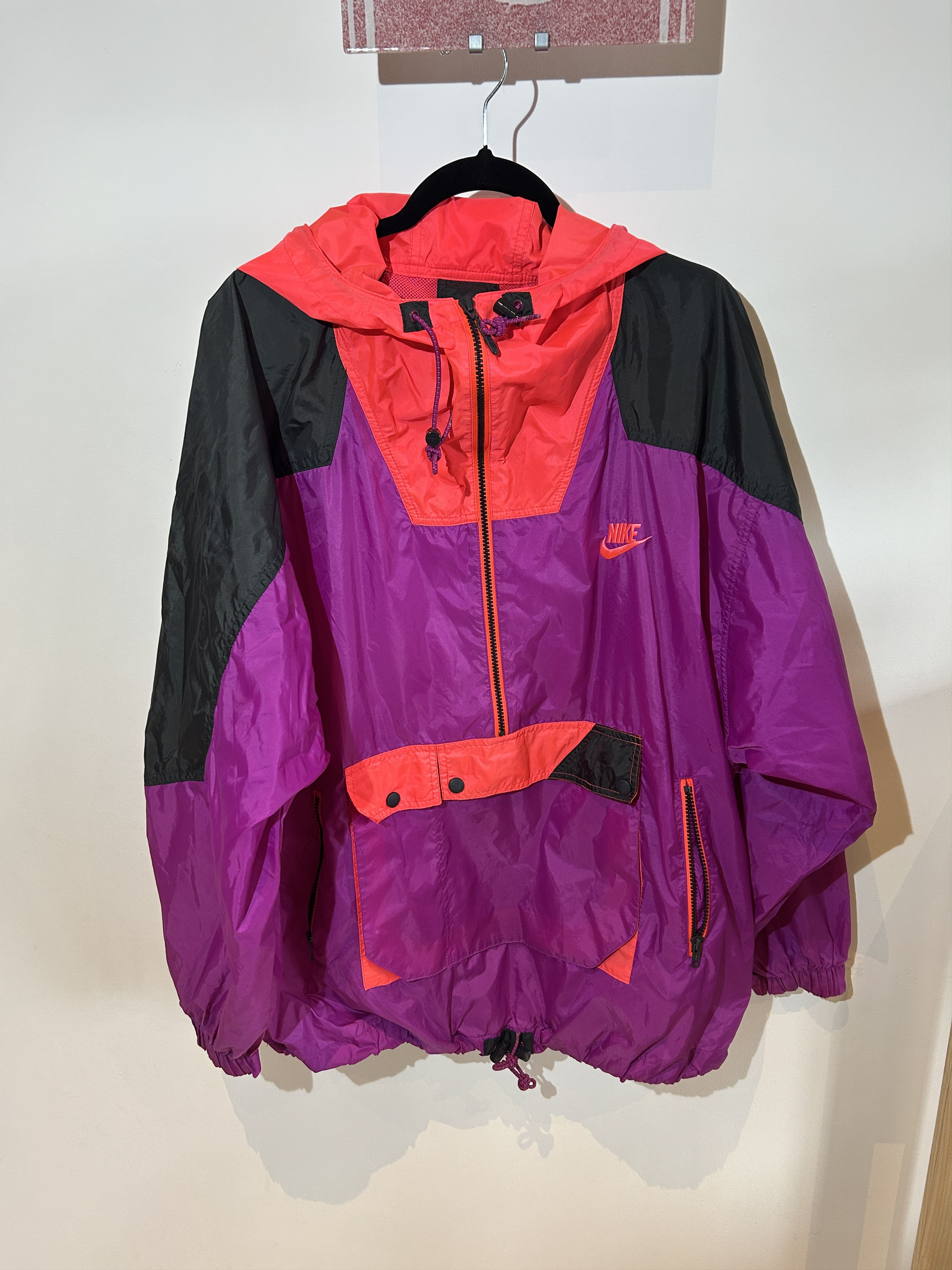Nike 🌀 Rare Vintage Nike Windrunner Pullover Anorak (1989–1992) Size US L / EU 52-54 / 3 - 1 Thumbnail