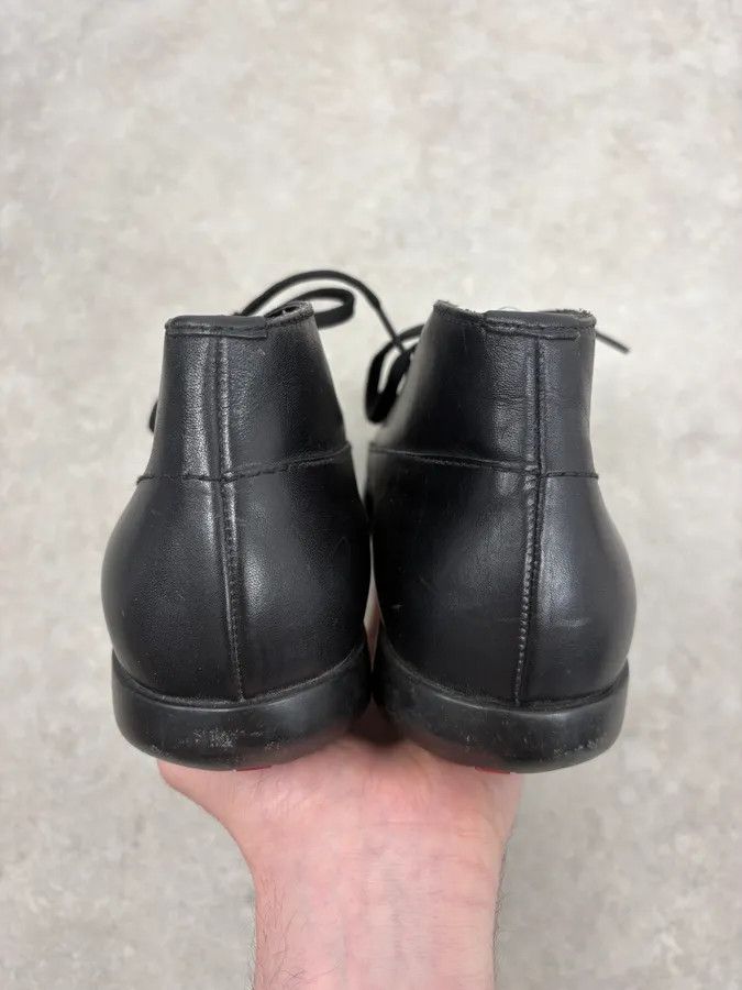 Prada 2000s Prada Black Leather Derby Shoes Size US 8 / EU 41 - 9 Thumbnail