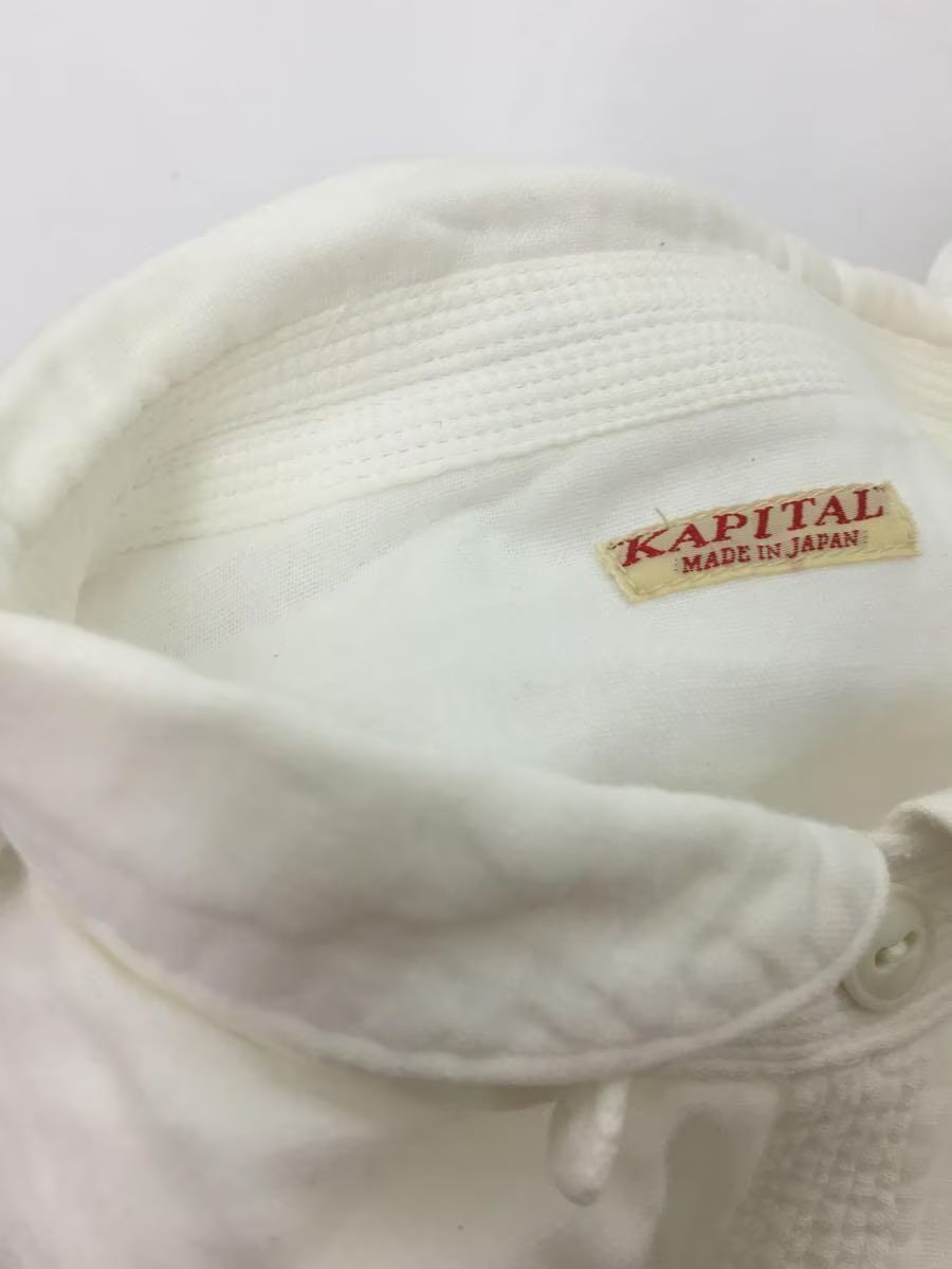 Kapital Stand Collar Long Sleeve Shirt Size US XL / EU 56 / 4 - 8 Thumbnail