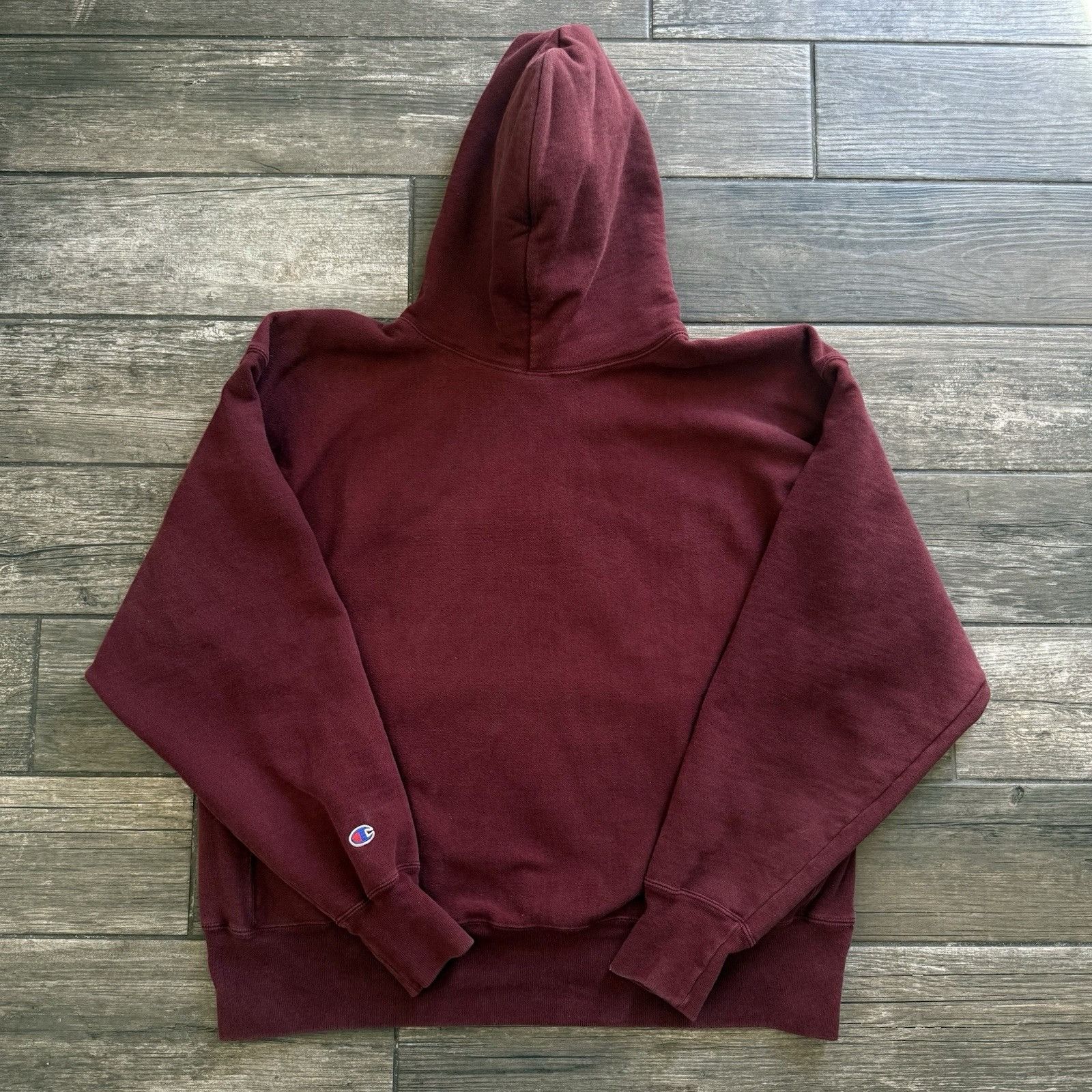 Champion VTG 90'S HARVARD REVERSE WEAVE MAROON HOODIE SWEATSHIRT HEAV Size US XL / EU 56 / 4 - 2 Thumbnail