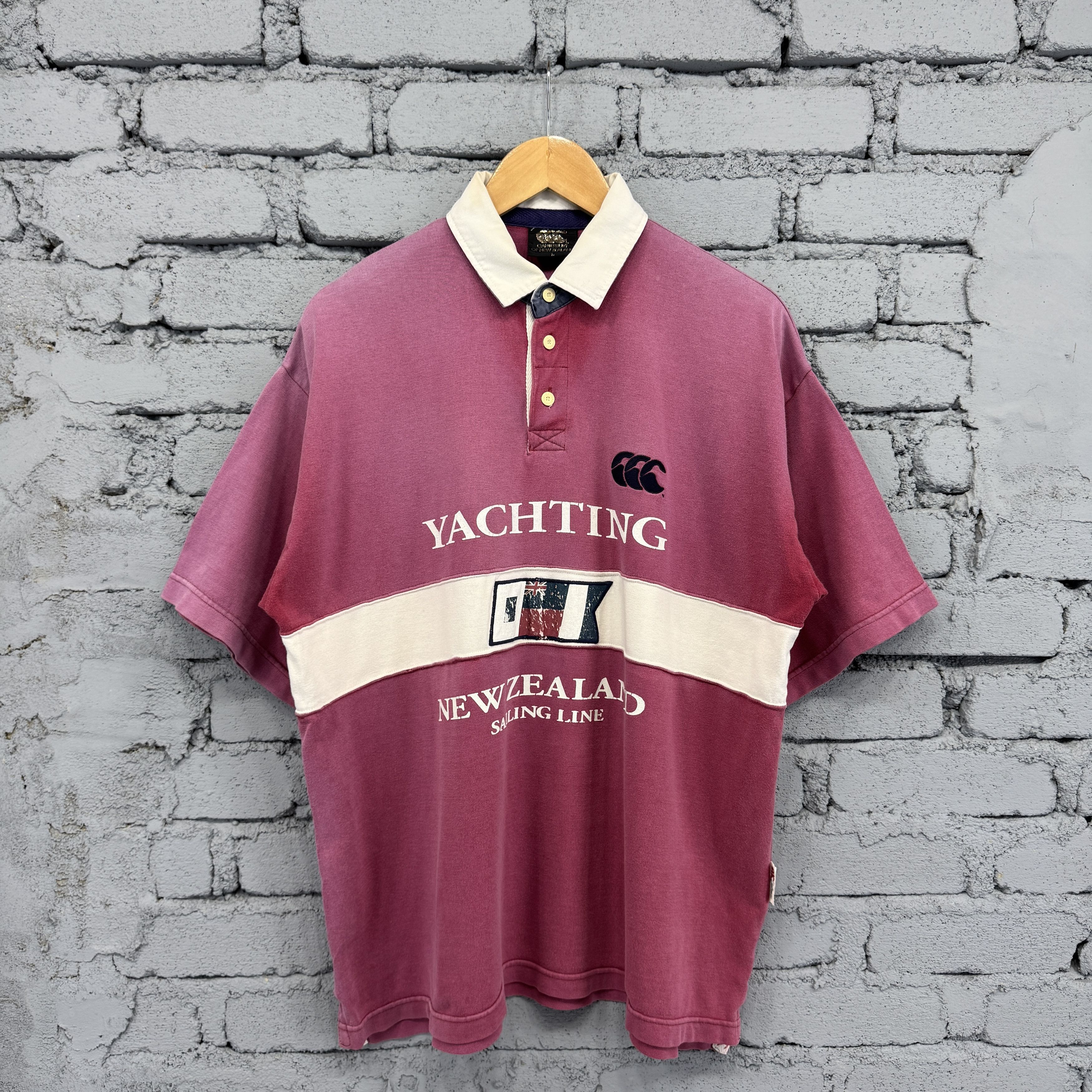 Canterbury of New Zealand Rare Vintage 90s Canterbury Yatching Sailing Line Sunfaded Size US L / EU 52-54 / 3 - 1 Thumbnail